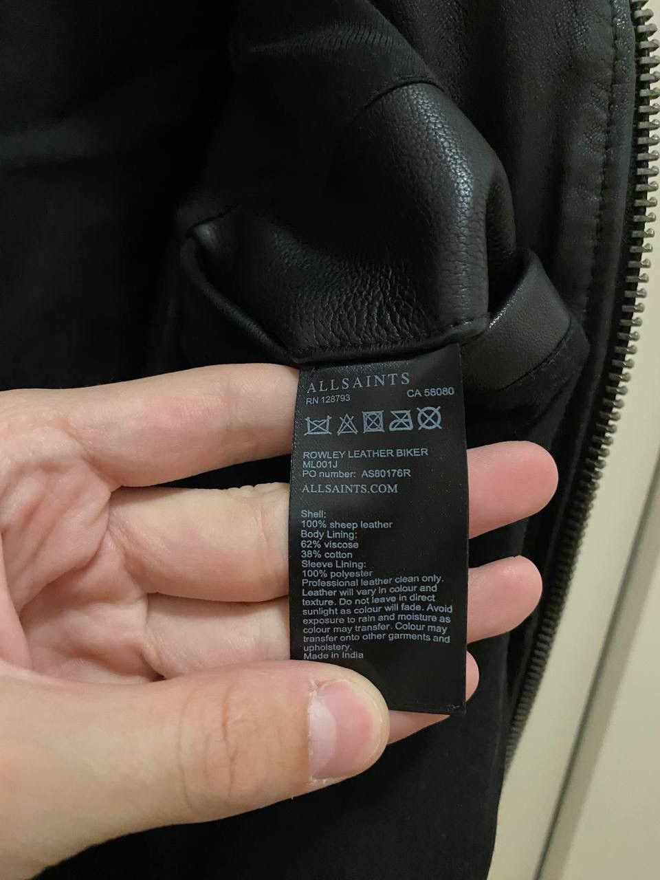 Allsaints Allsaints leather jacket overshirt streetwear hype Size US S / EU 44-46 / 1 - 22 Thumbnail