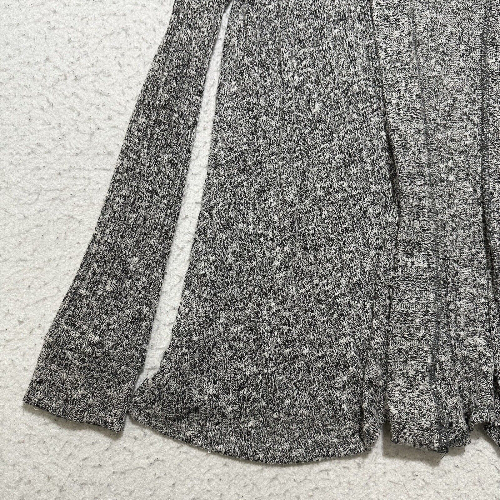 Bdg BDG Medium Heather Gray Open Front Cardigan Hooded Knit Size M / US 6-8 / IT 42-44 - 7 Thumbnail