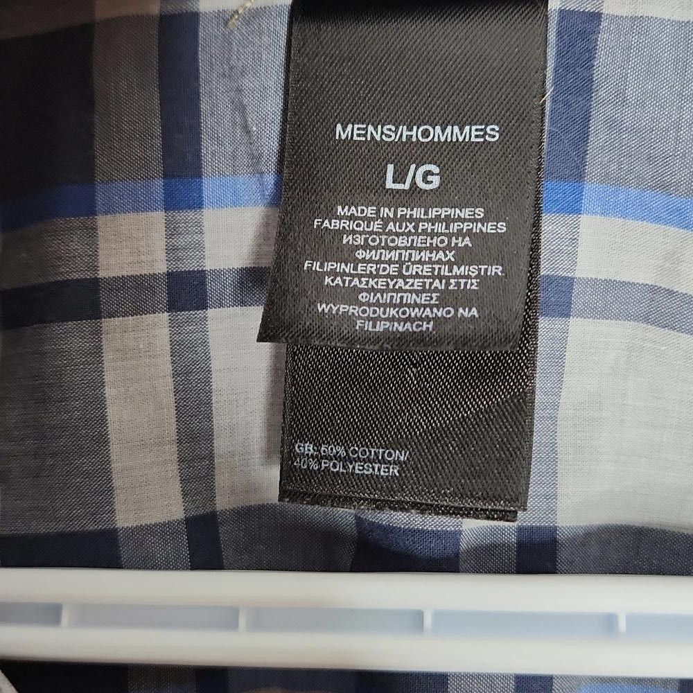 The North Face The North Face Short Sleeves Shirt Dark Blue Plaid Large Size 42R - 5 Thumbnail