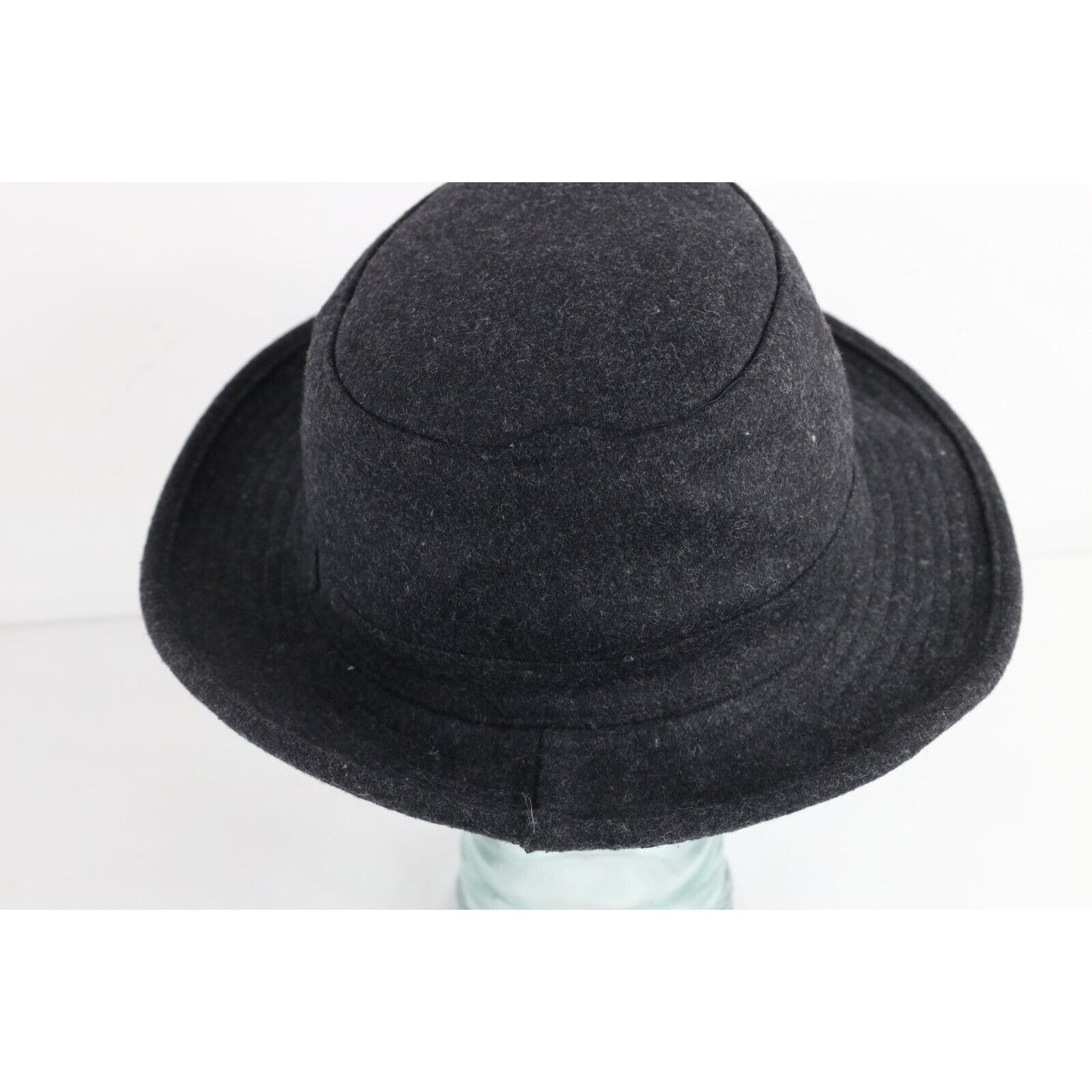 Vintage Duluth Trading Co Blank Wool Blend Winter Crusher Fedora Hat Size ONE SIZE - 7 Thumbnail