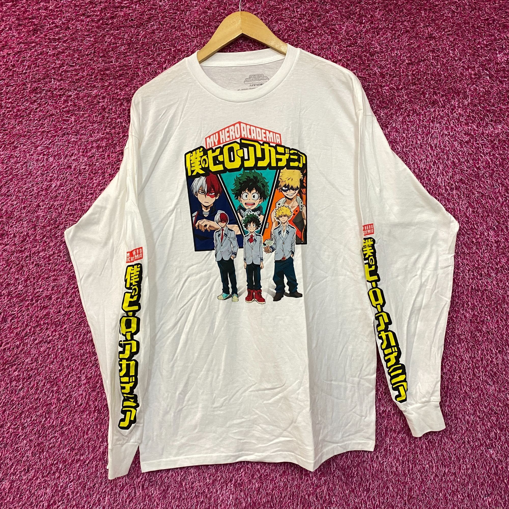 Anime My Hero Academia Deku Bakugo Todoroki Anime Long Sleeve L Size US L / EU 52-54 / 3 - 3 Thumbnail