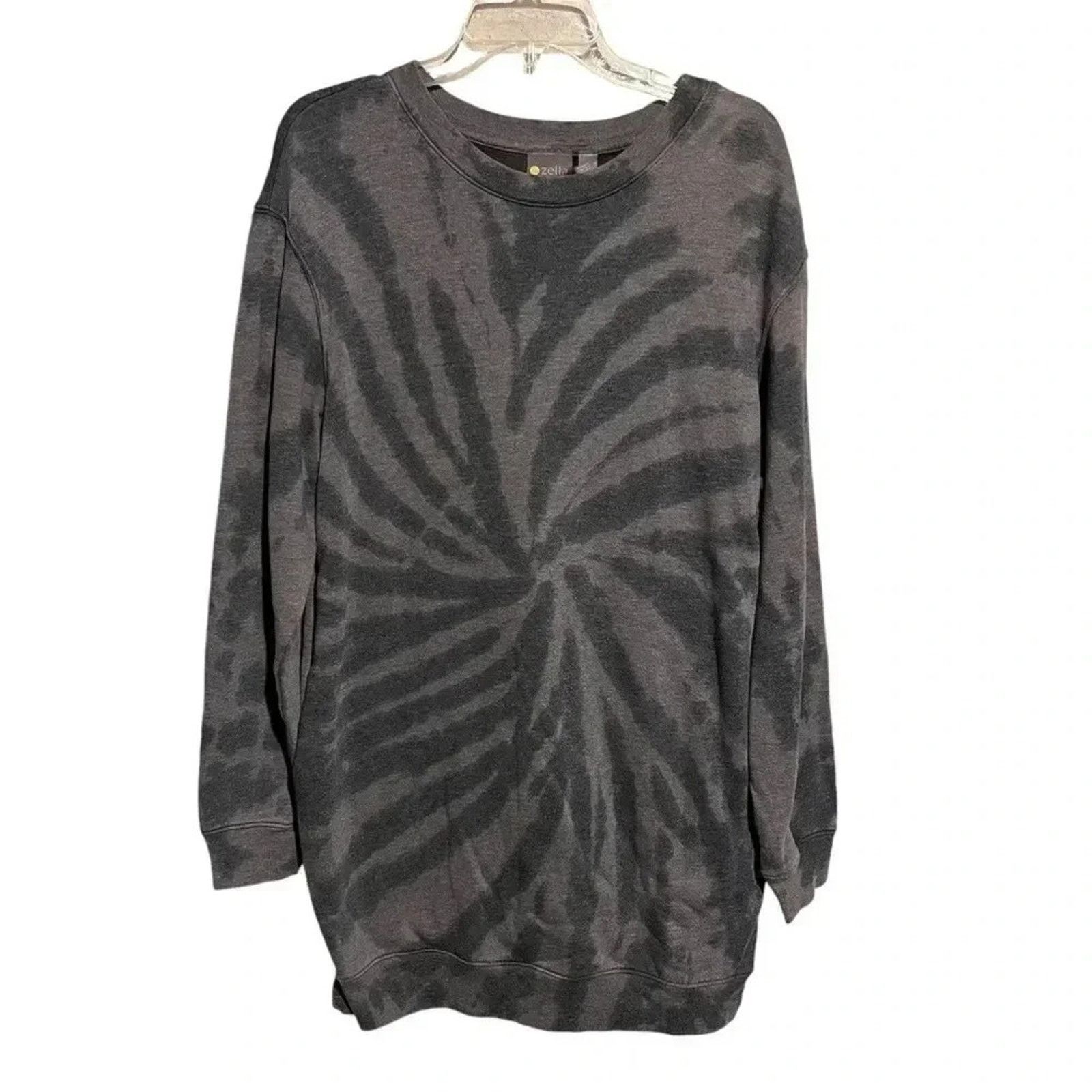 Other ZELLA Cali Tie Dye Sweatshirt Tunic Mini Dress Sz S Size S / US 4 / IT 40 - 1 Thumbnail