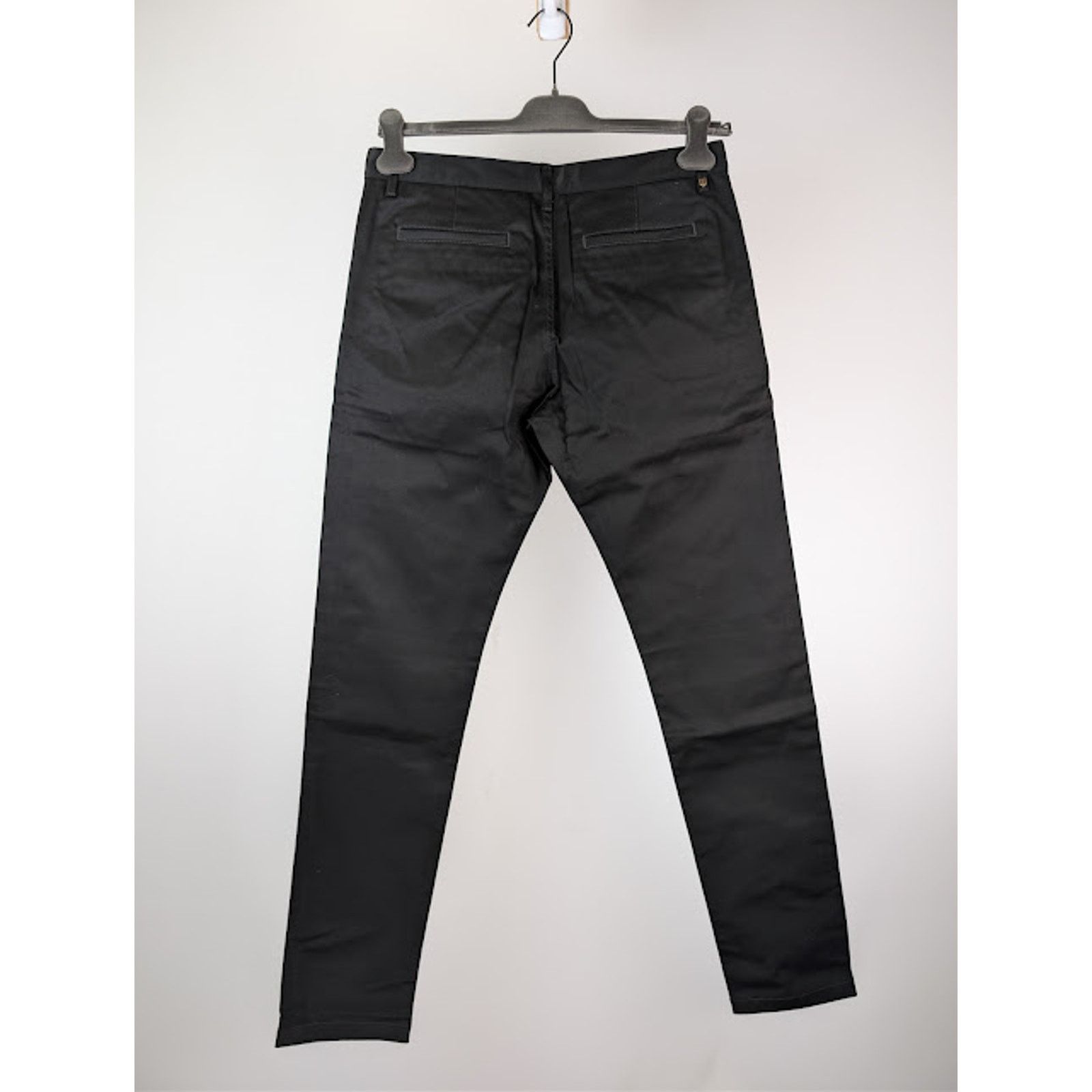 Saint Laurent Paris o1rshd1 Slim Fit Cotton Chino Pants in Black Size US 36 / EU 52 - 18 Thumbnail