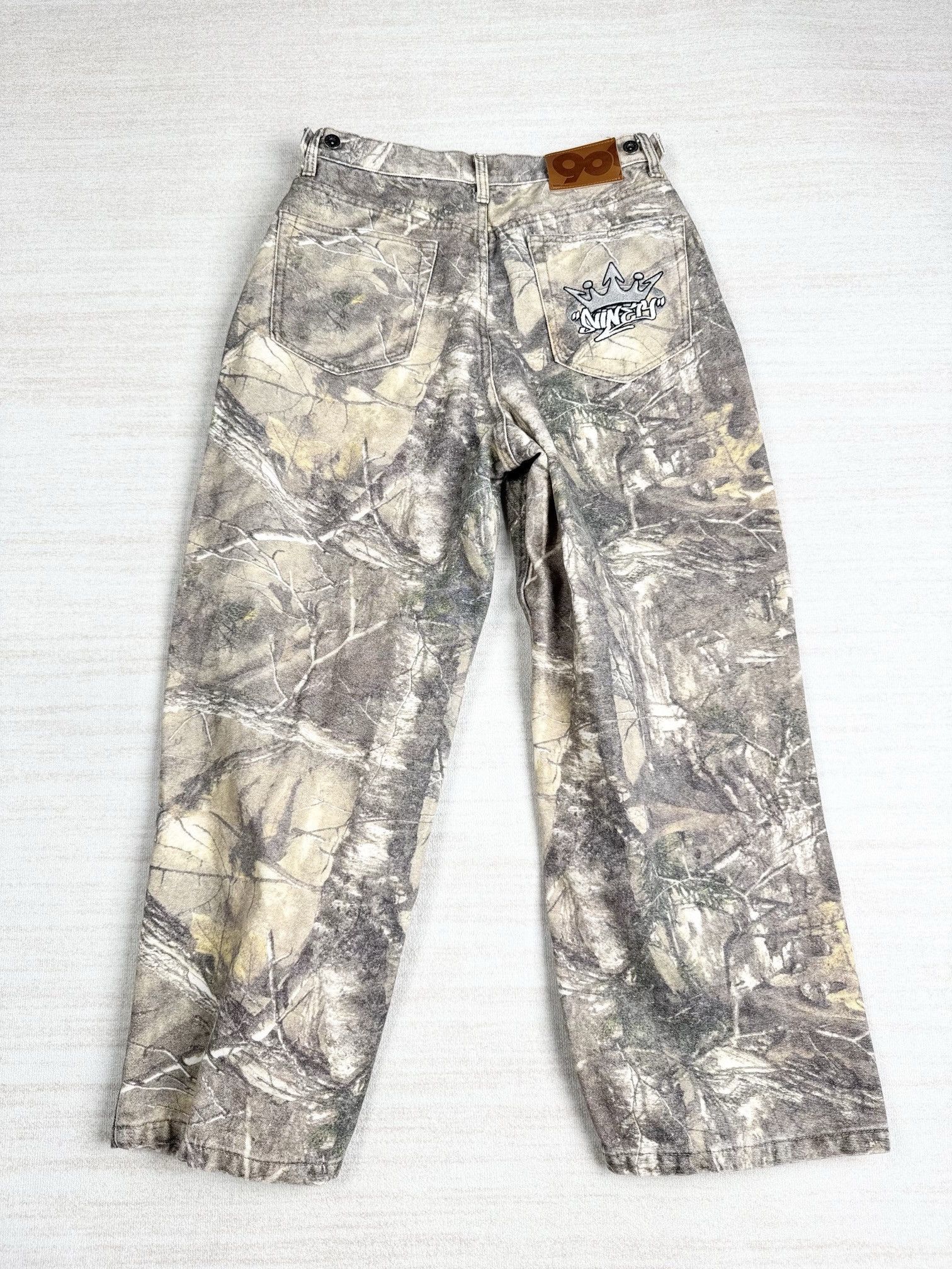 Japanese Brand 9090 tree camo baggy jean Size US 31 - 12 Thumbnail