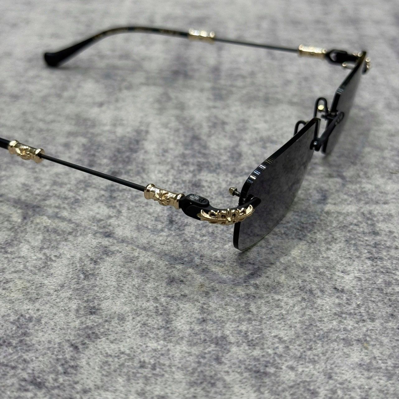 Chrome Hearts CHROME HEARTS PILLS III Matte Black-Plastic-18KGP-Sun Size ONE SIZE - 3 Thumbnail