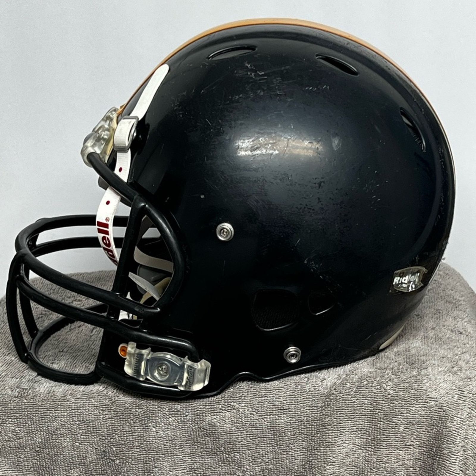 Riddell Pittsburgh Steelers Full Size Riddell Helmet Youth XS NICE Size ONE SIZE - 2 Thumbnail