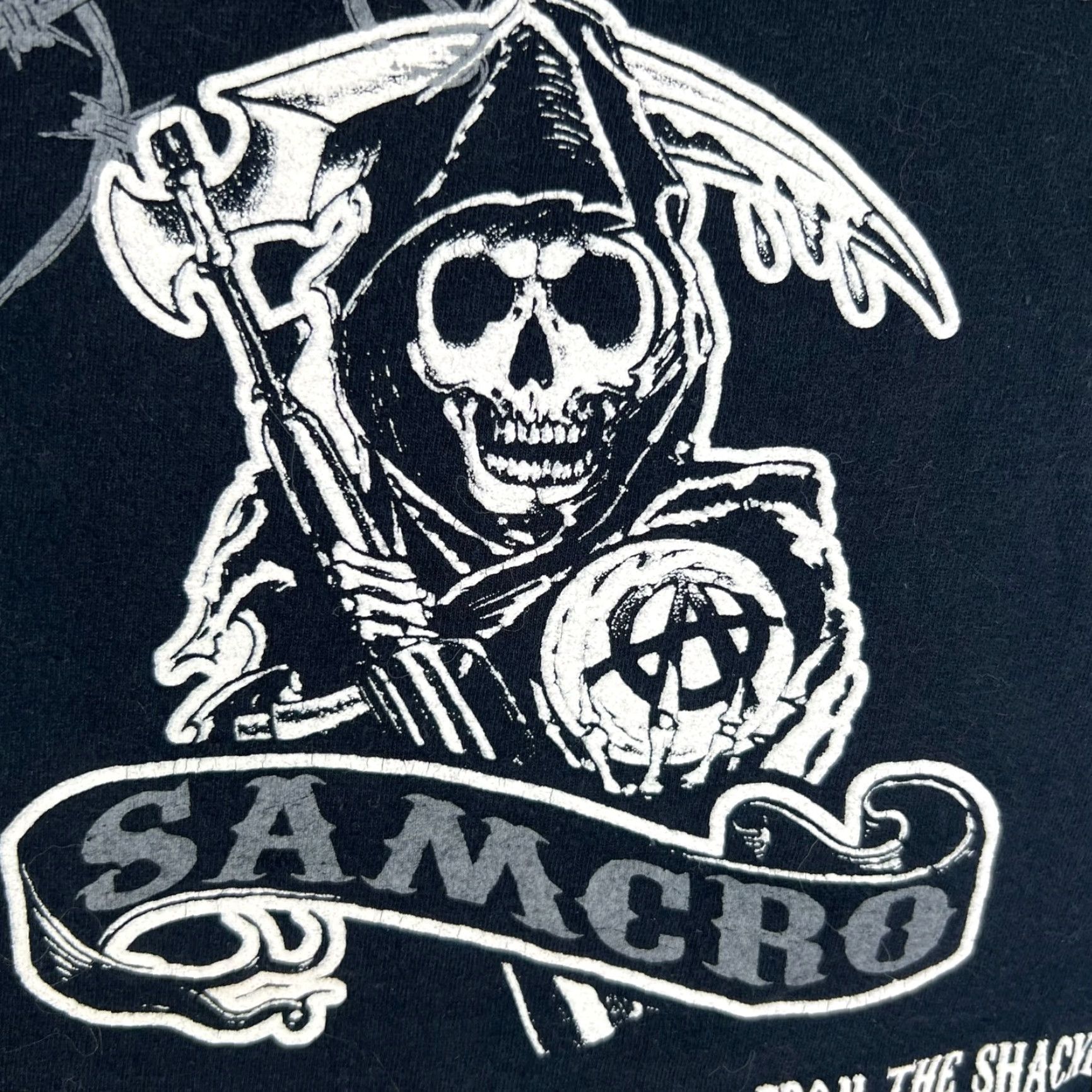 Vintage Sons of Anarchy No Rules No Master Shirt Mens M Black 2 Sided Graphic Tee Size US M / EU 48-50 / 2 - 2 Thumbnail