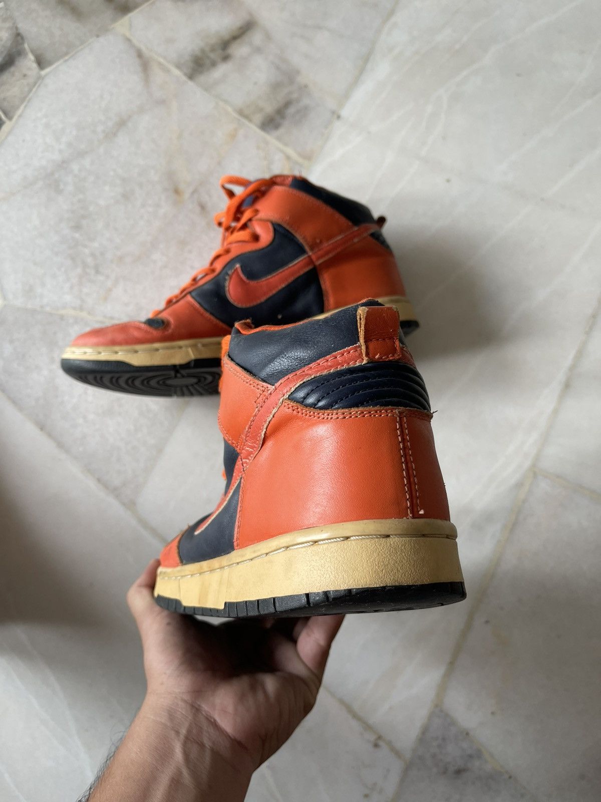 Nike 2002 Nike Dunk Obsidian Collage Orange Size US 9.5 / EU 42-43 - 7 Thumbnail