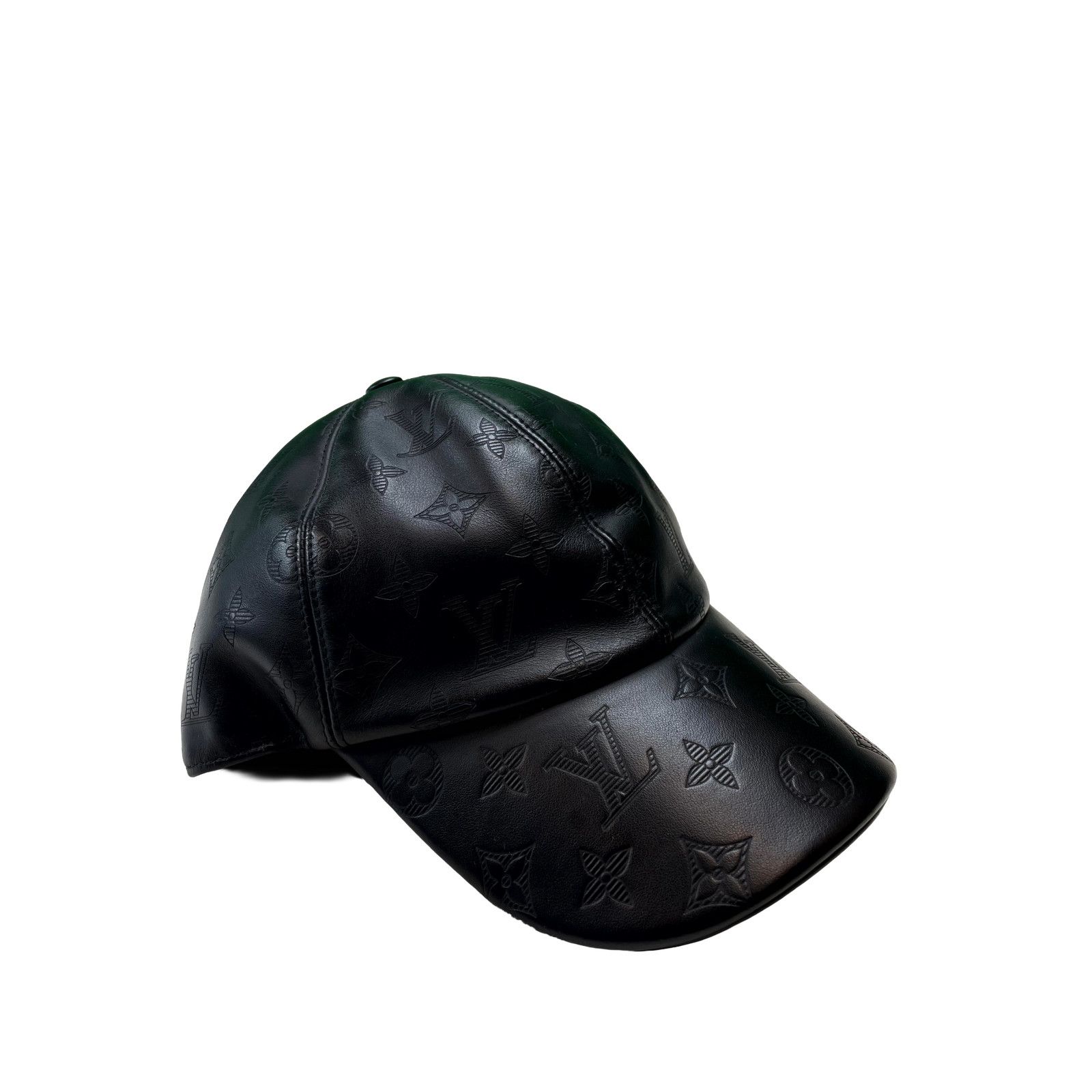 Louis Vuitton LV Monogram Leather Black Cap Size ONE SIZE - 1 Thumbnail