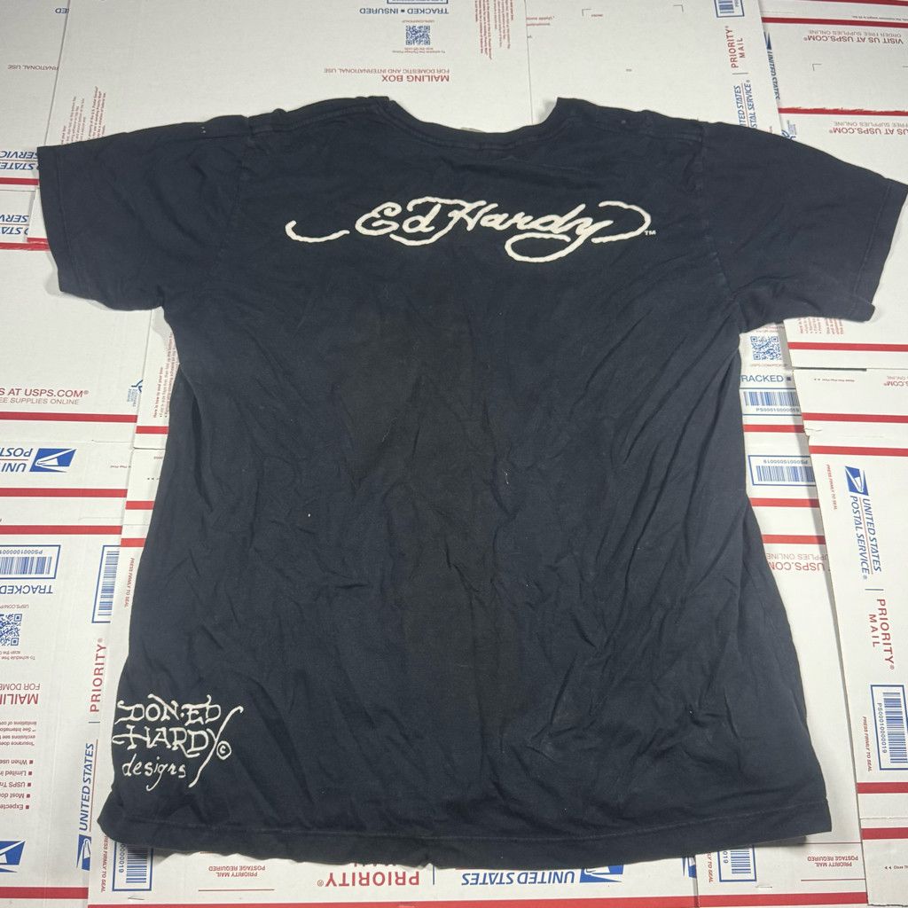 Ed Hardy Ed Hardy T-Shirt Adult XL Black Biker Tattoo Raising Hell Size US XL / EU 56 / 4 - 2 Thumbnail