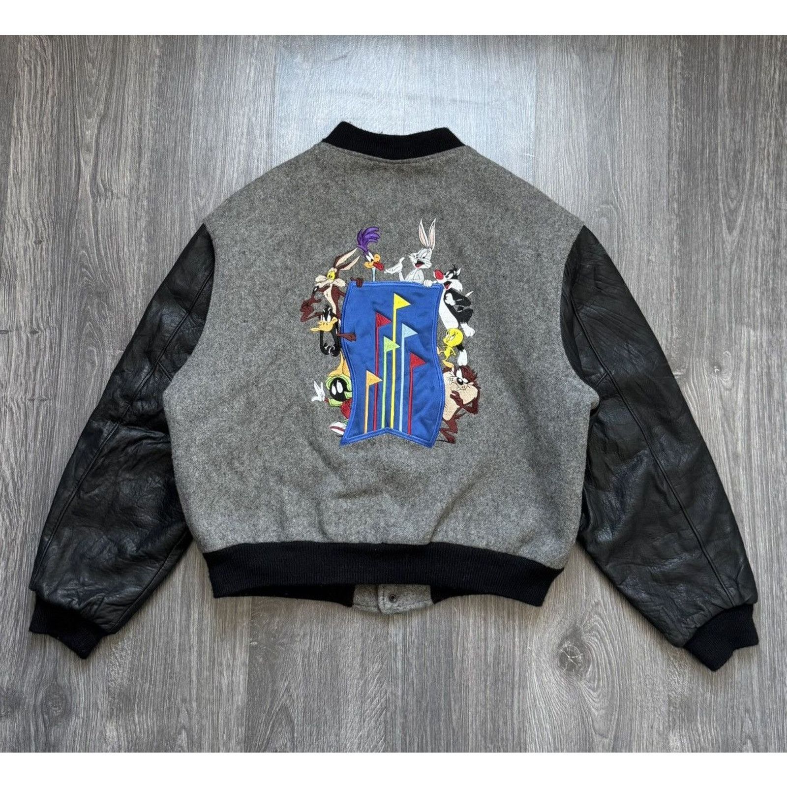 Warner Bros 90s Vintage Looney Tunes Squad Jacket Size US M / EU 48-50 / 2 - 1 Thumbnail
