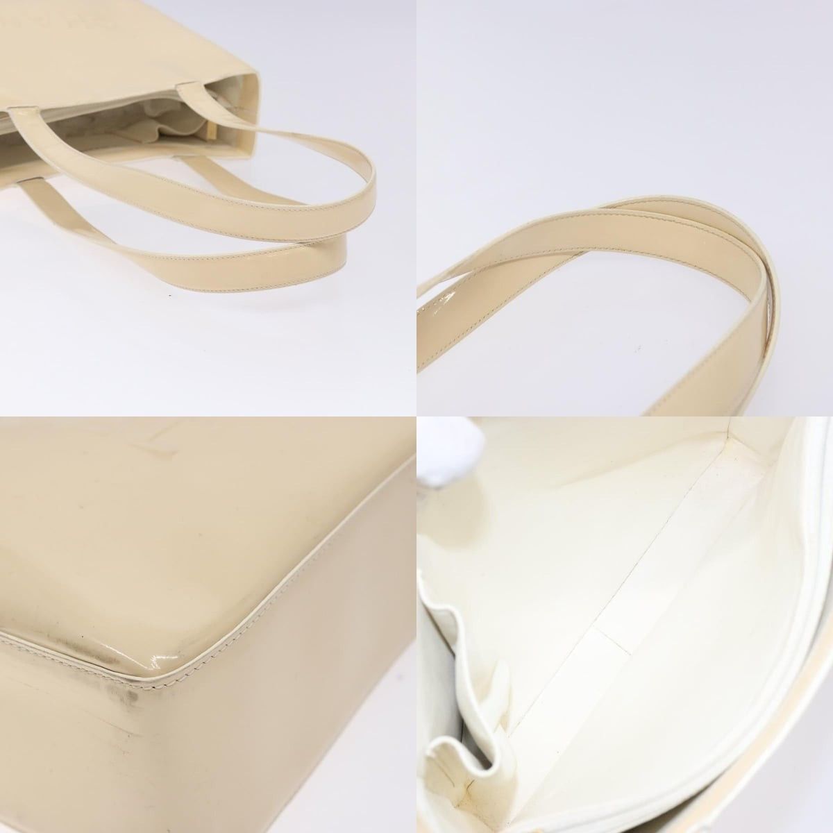 Chanel Chanel Tote Bag Enamel Beige Gold CC Size ONE SIZE - 4 Thumbnail