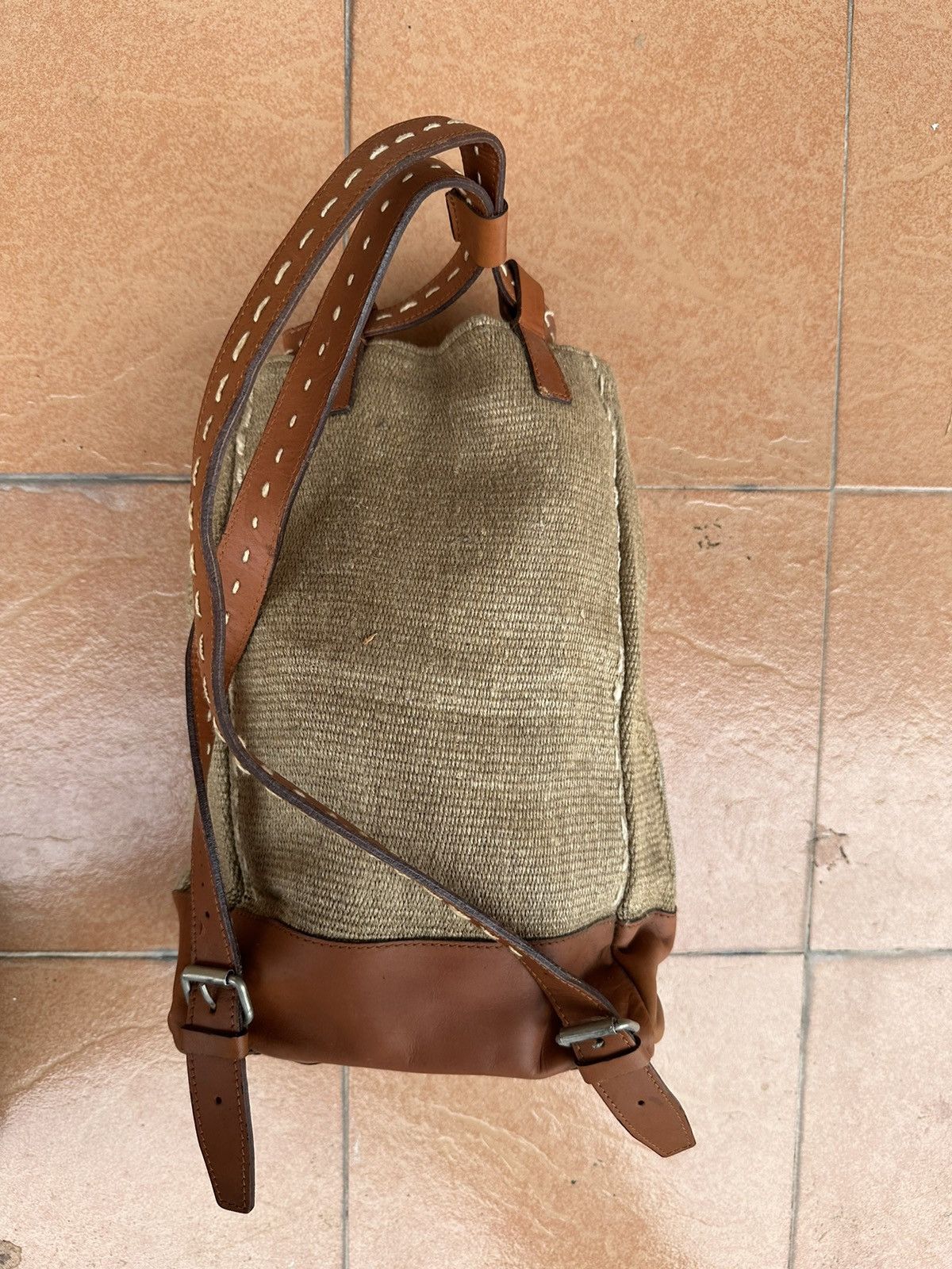 Japanese Brand Y'SACCS by Yohji Yamamoto Leather, Sling Bag Size ONE SIZE - 4 Thumbnail