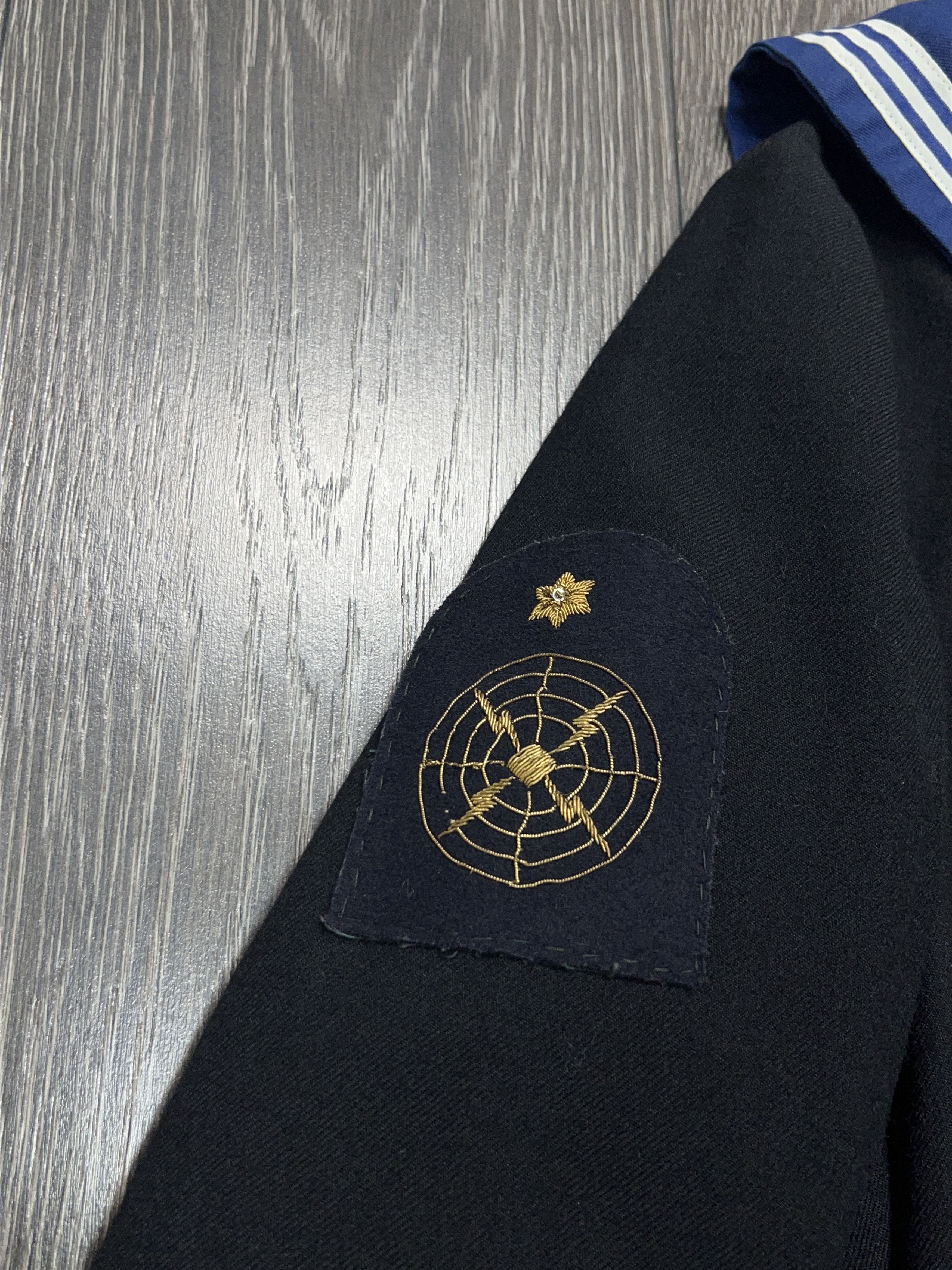 Vintage Royal British Navy Jumper Seamans Sailor Marine Sweater Size US XS / EU 42 / 0 - 5 Thumbnail