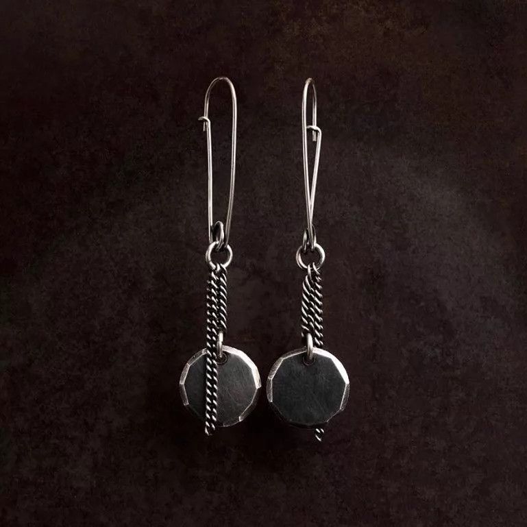 Werkstatt Munchen Werkstatt Munchen Cut Circle Pin Earrings Size ONE SIZE - 3 Thumbnail