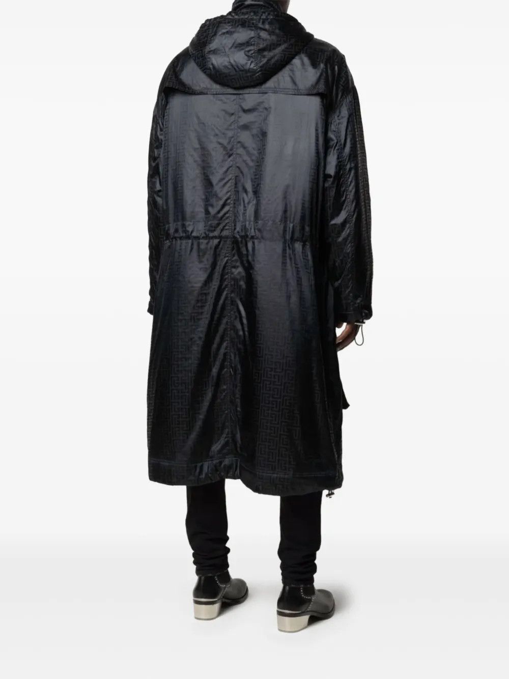 Balmain o1y0426 Hooded Overcoat in Black Size US S / EU 44-46 / 1 - 3 Thumbnail