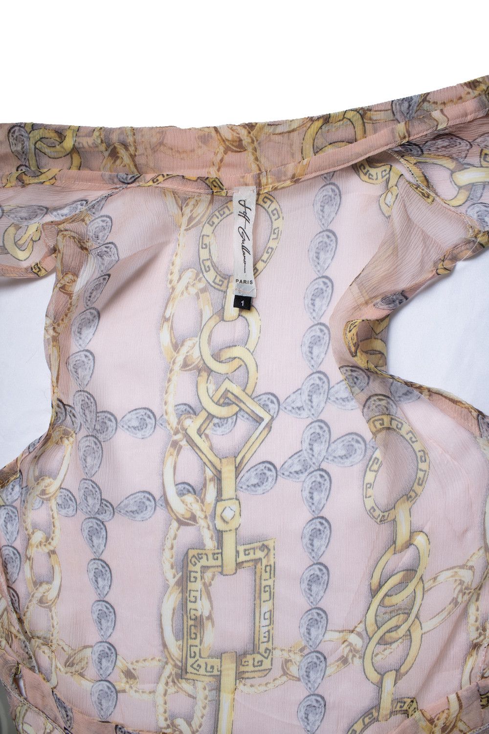 Other Jeff Gallano, silk Sophie sheer wrap midi dress Size S / US 4 / IT 40 - 7 Thumbnail