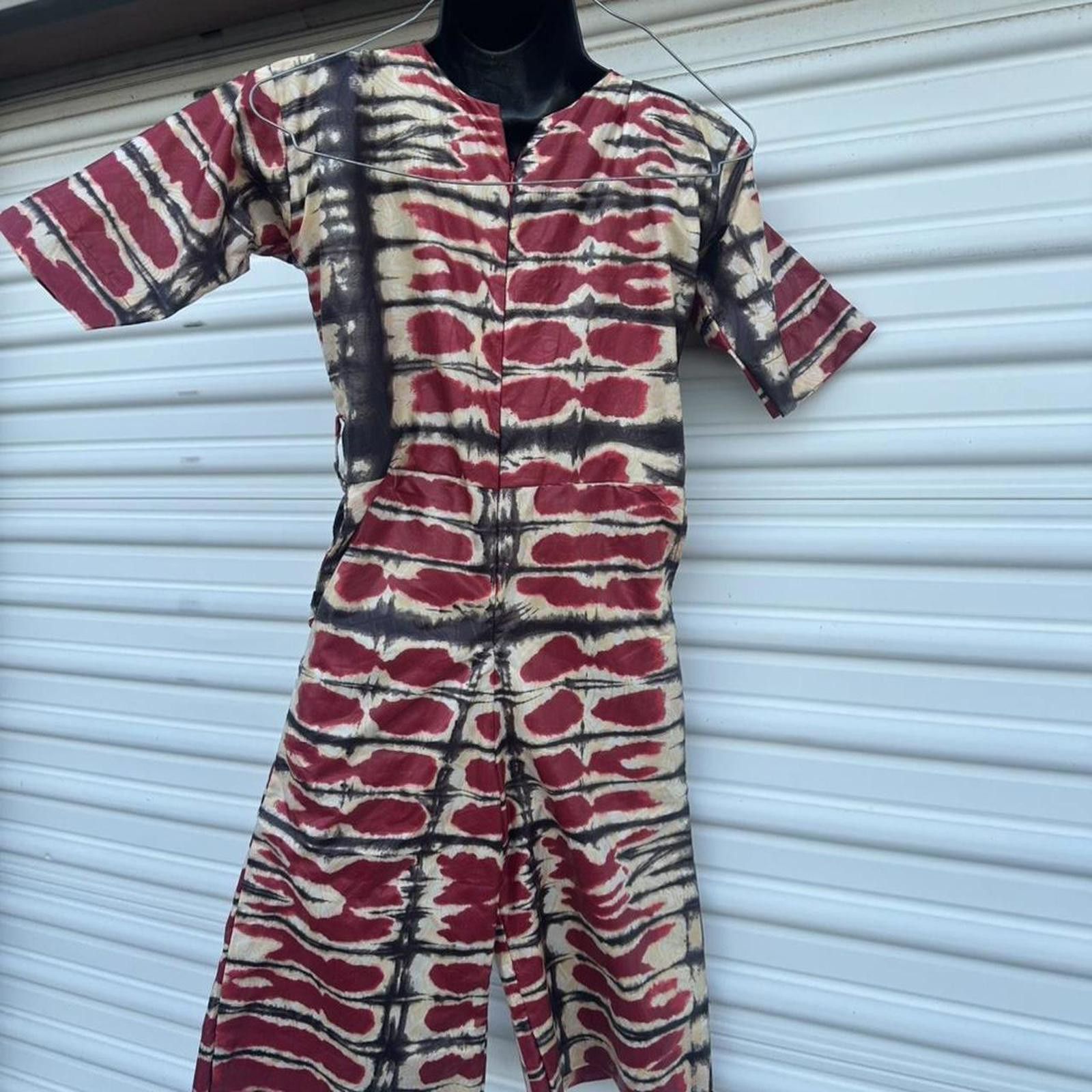 Other tiger print romper handmade #tigerprint #jumpsuit #wildstyle Size 25" / US 0 / IT 36 - 2 Thumbnail