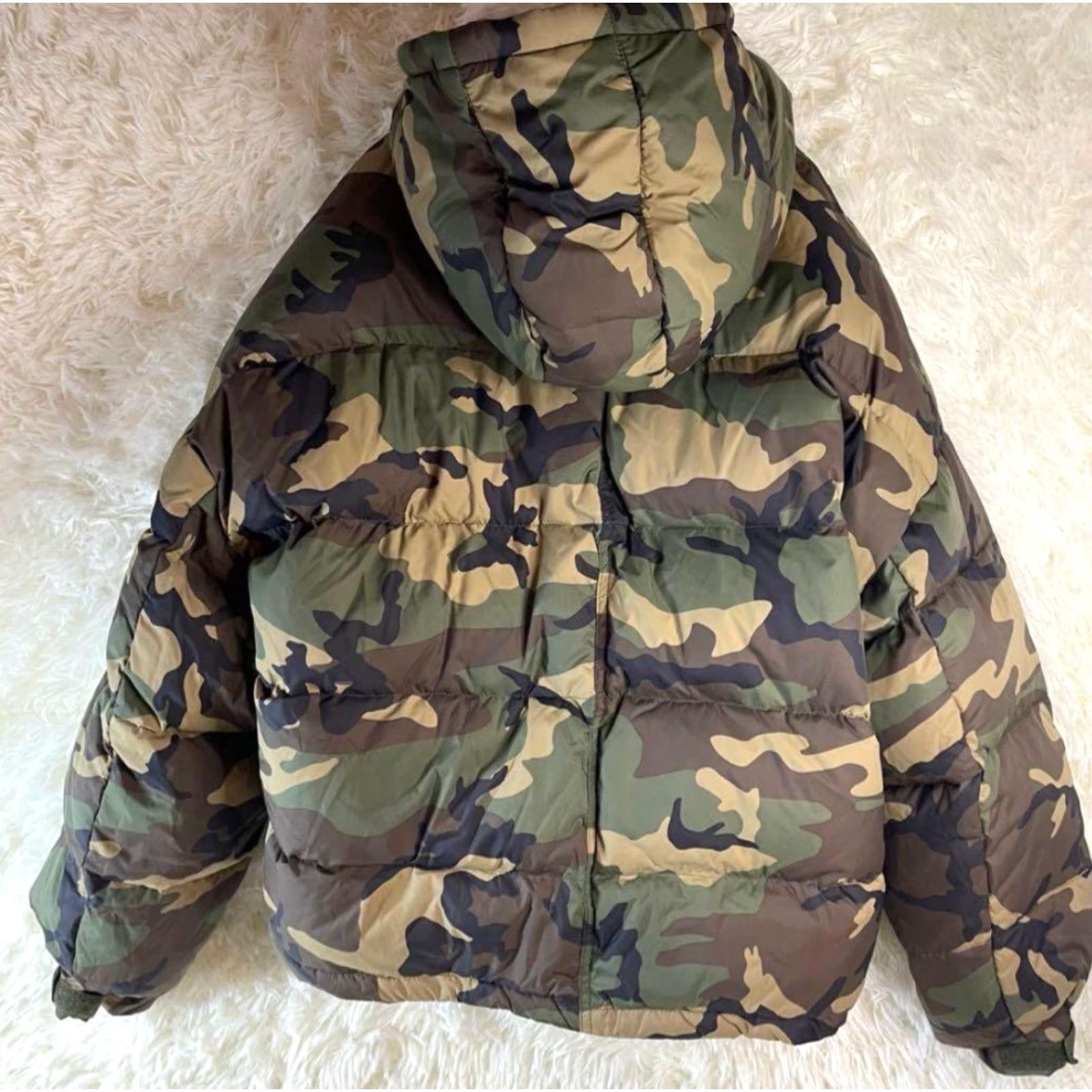 Vintage jouetie Down Jacket M Nylon KHK Camouflage Khaki Size M / US 6-8 / IT 42-44 - 5 Thumbnail