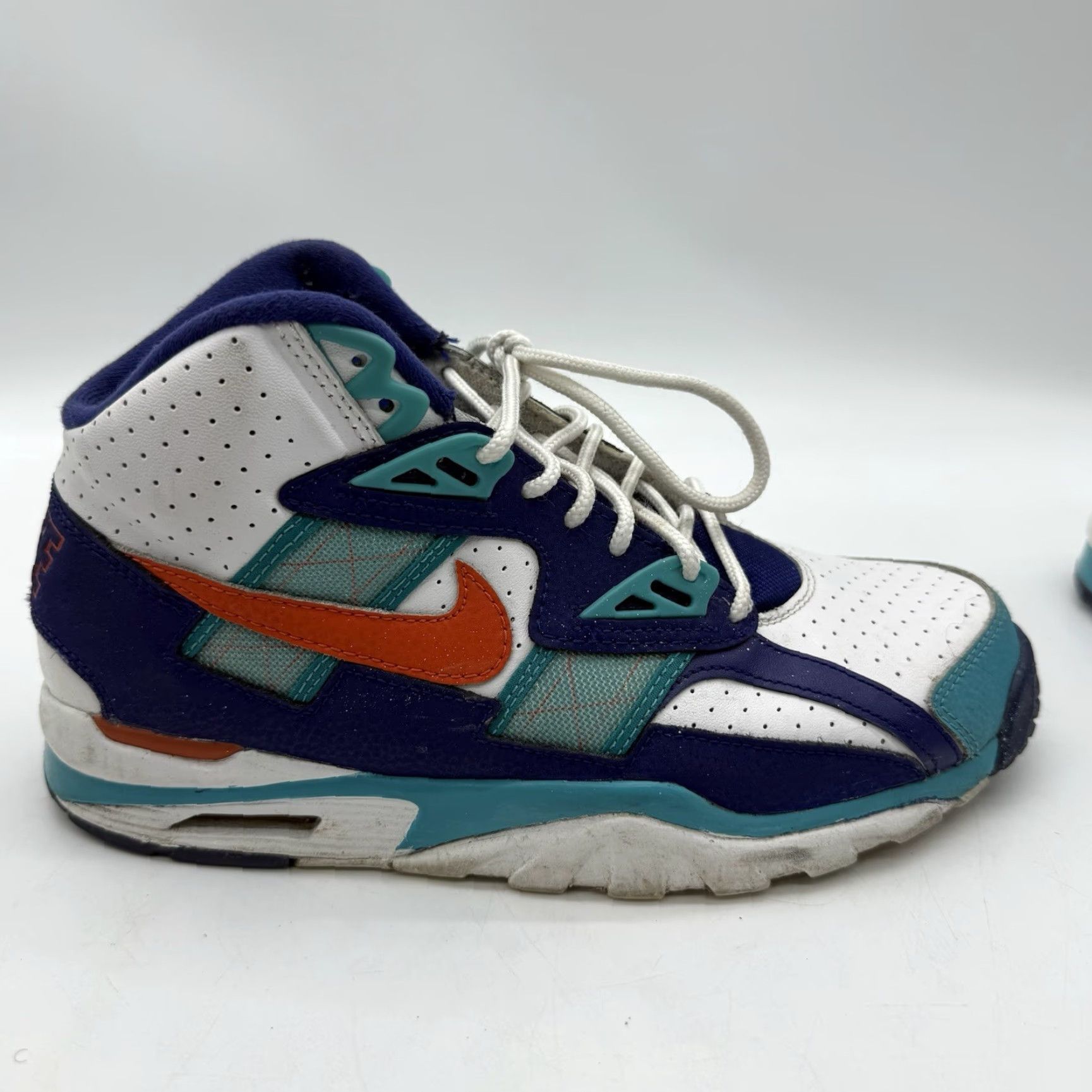 Nike Nike Air Trainer SC Sh o es Miami Dolphins CW6023-401 Mid Top Size 8 Men Color Multicolor 2020 Sneaker Size US 8 / EU 41 - 6 Thumbnail