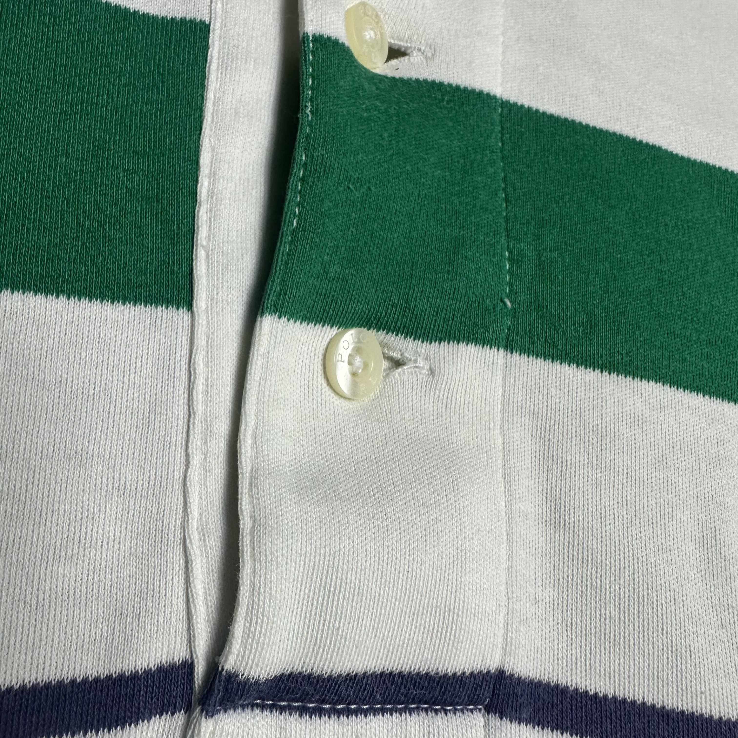Polo Ralph Lauren 🔥RARE🔥Vintage Polo Ralph Lauren Stripe Polo Shirt Size US L / EU 52-54 / 3 - 4 Thumbnail