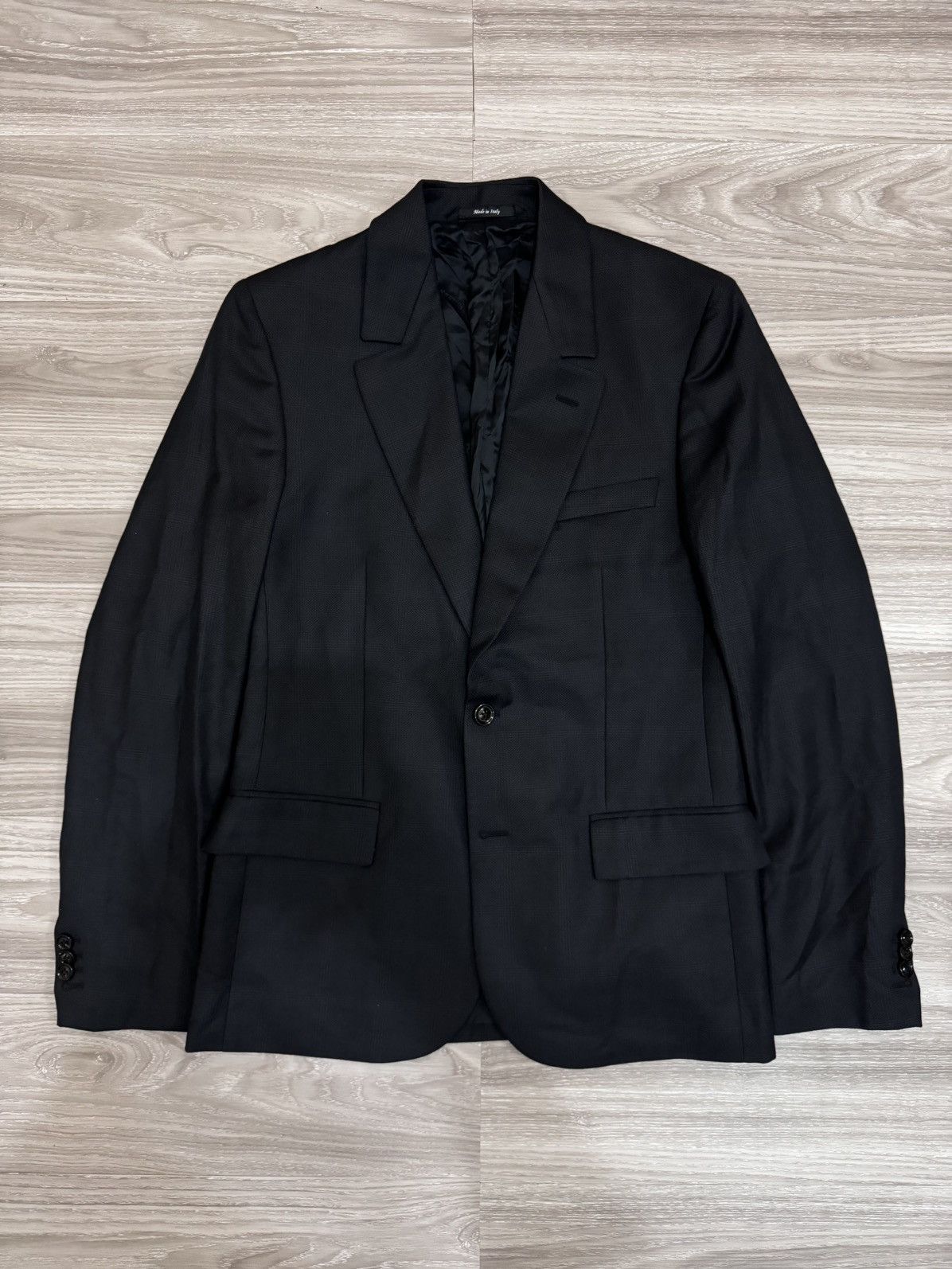 Maison Margiela Maison Margiela Single-Breasted Wool Blazer Size 46R - 1 Thumbnail