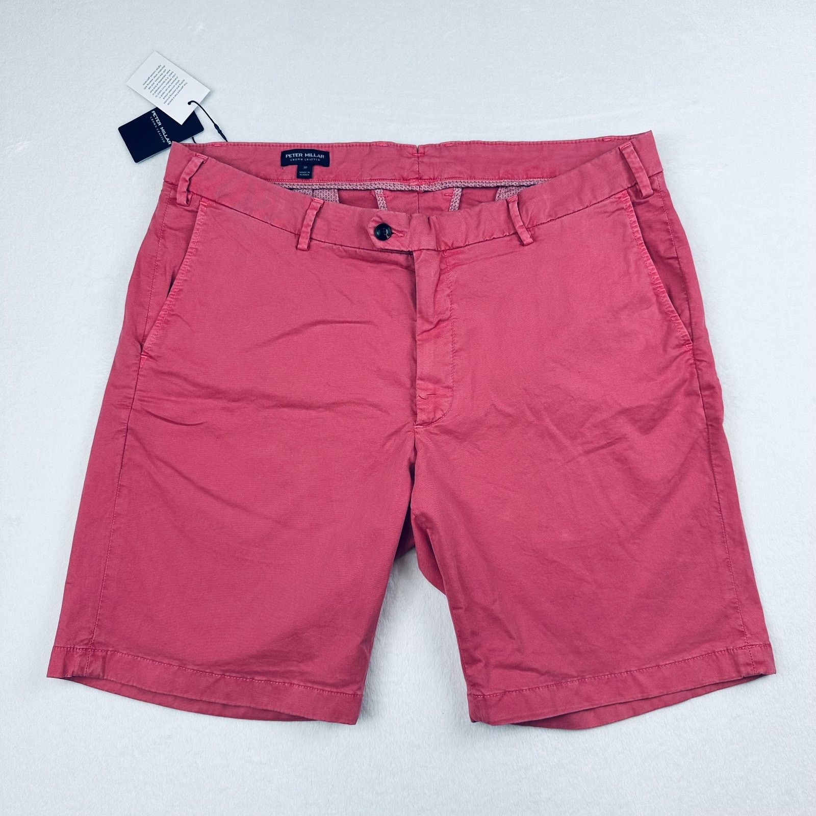 Peter Millar Peter Millar Crown Crafted Men’s 38 Concord Golf Shorts Pink Size US 38 / EU 54 - 1 Thumbnail