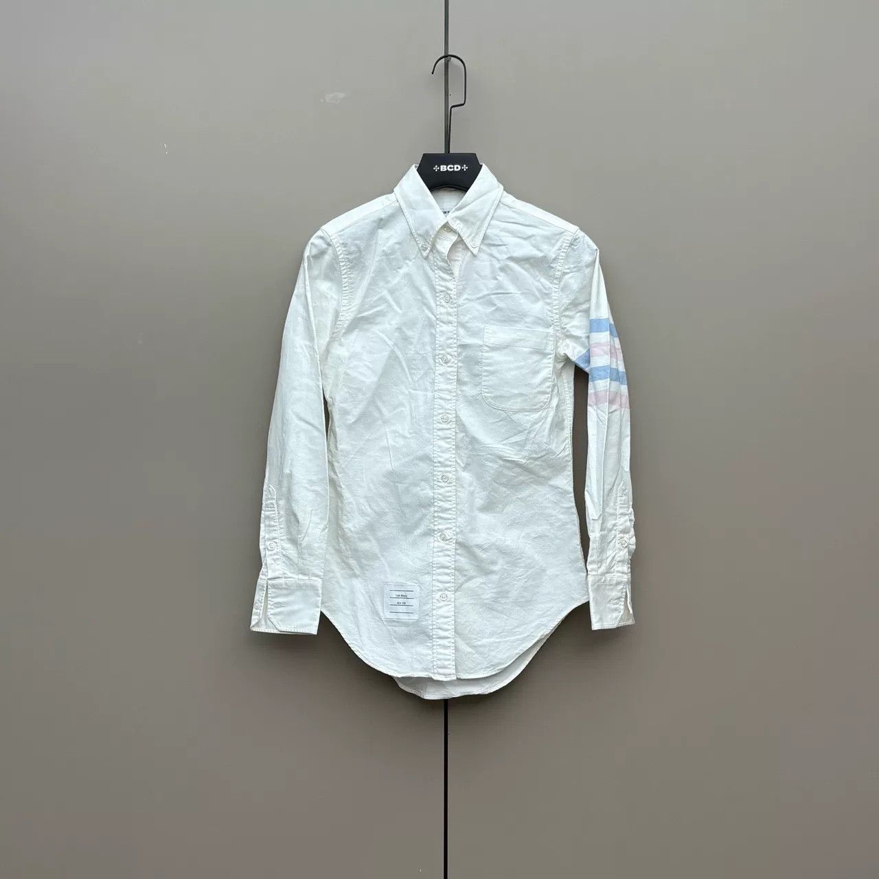 Thom Browne Thom Browne Long Sleeve Button-Up Shirt Size US M / EU 48-50 / 2 - 1 Thumbnail