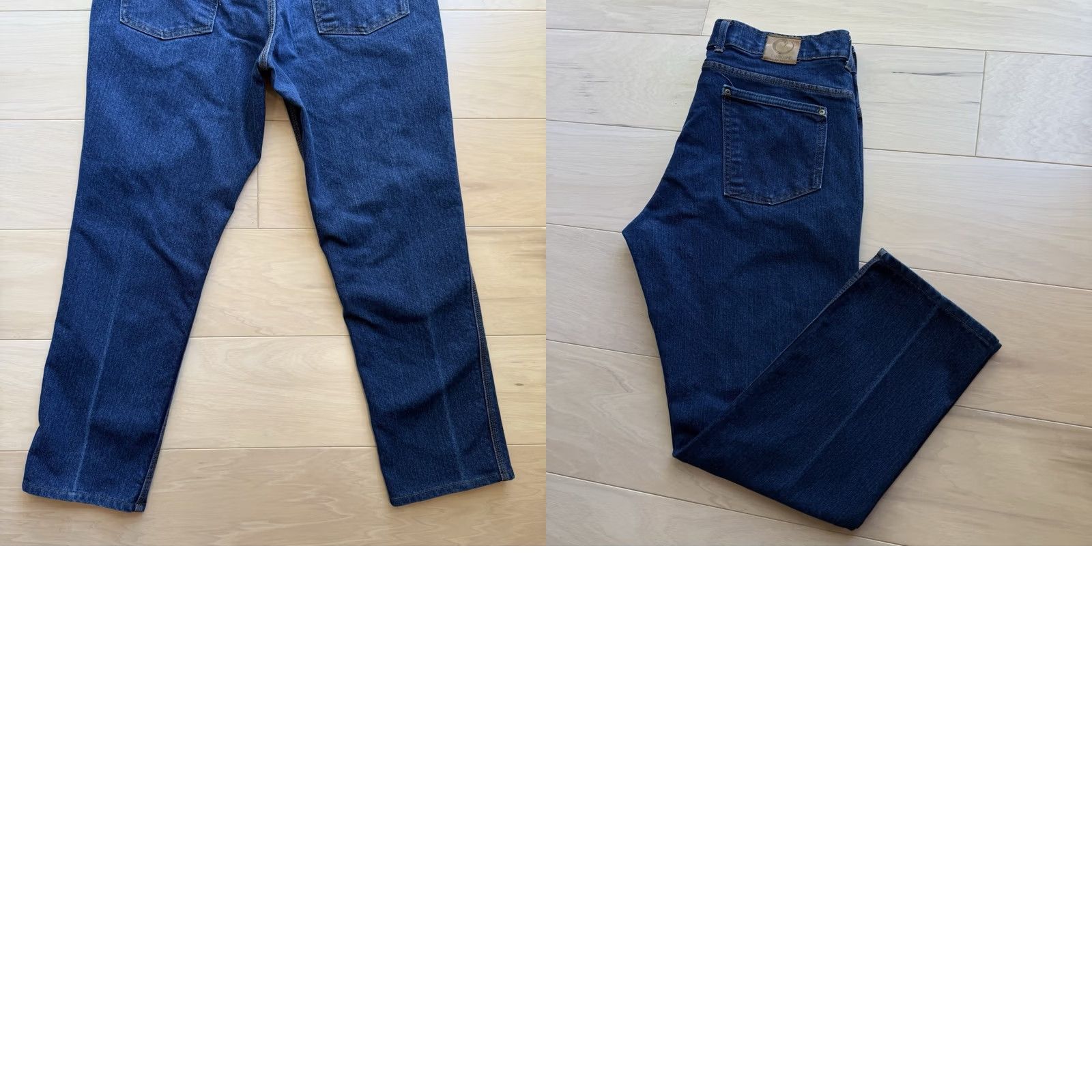 Vintage Origin Delta Flex Jeans 38 Blue Straight Leg Dark Wash Relaxed Casual Workwear Jeans Men 38 Regular Blue Denim 5-Pocket Western Vintage? Size US 38 / EU 54 - 8 Thumbnail