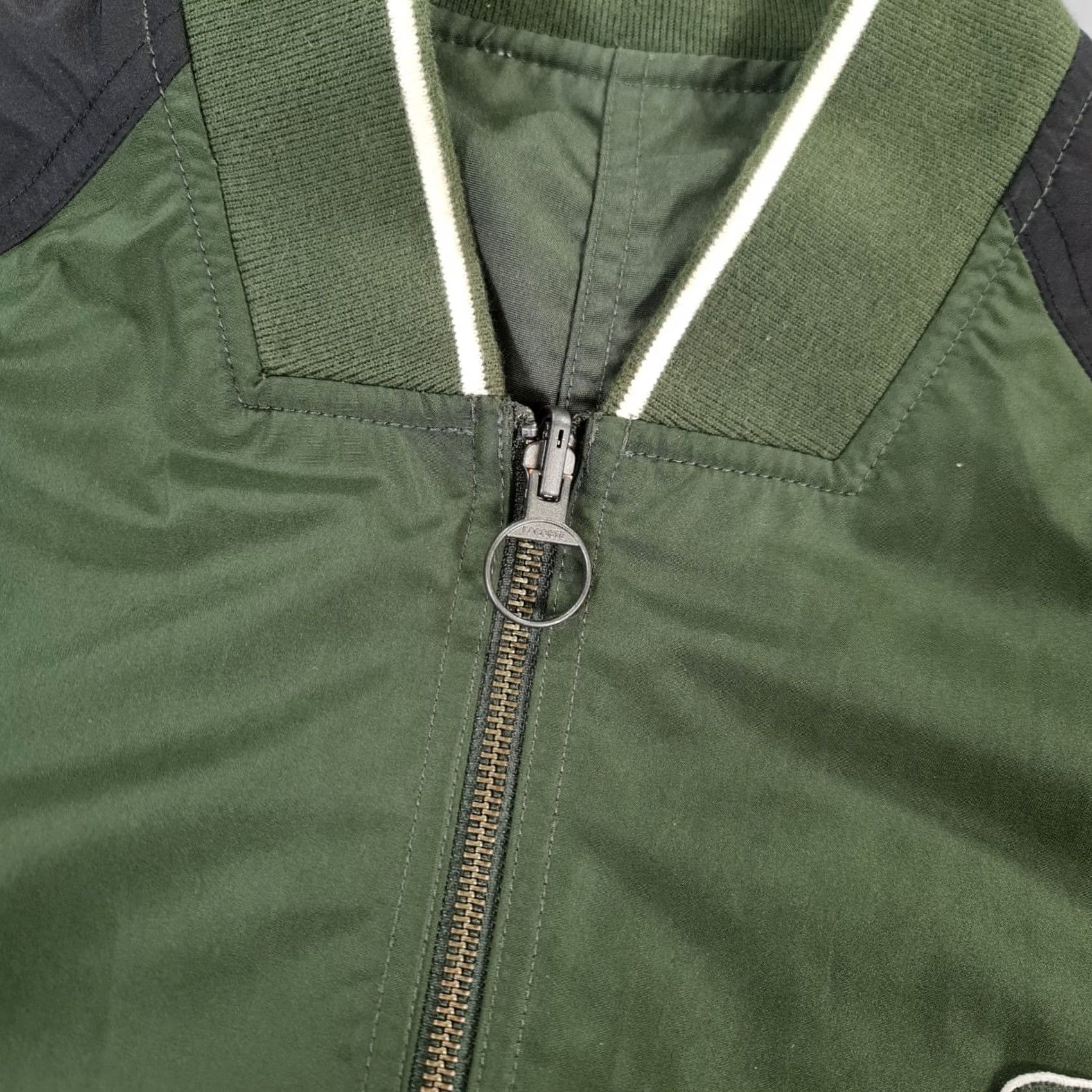 Lacoste Lacoste Mens Jacket Green XL Bomber Reversible Full Zip Size US XL / EU 56 / 4 - 5 Thumbnail