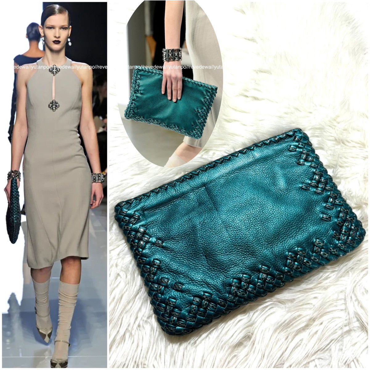 Bottega Veneta top-grade line runway Bottega Veneta leather clutch bag Size ONE SIZE - 1 Thumbnail
