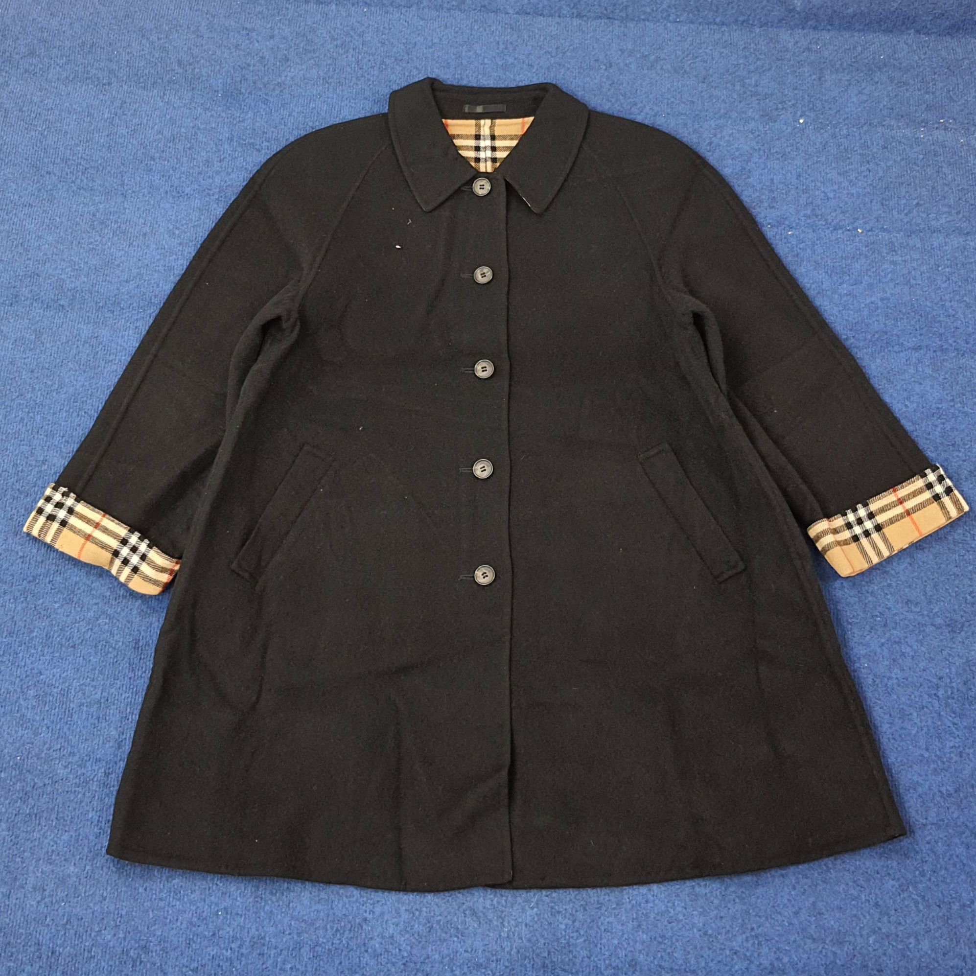 Burberry Vintage Burberrys' Nova Check Custom Logo Jacket C245N7 Size US L / EU 52-54 / 3 - 3 Thumbnail