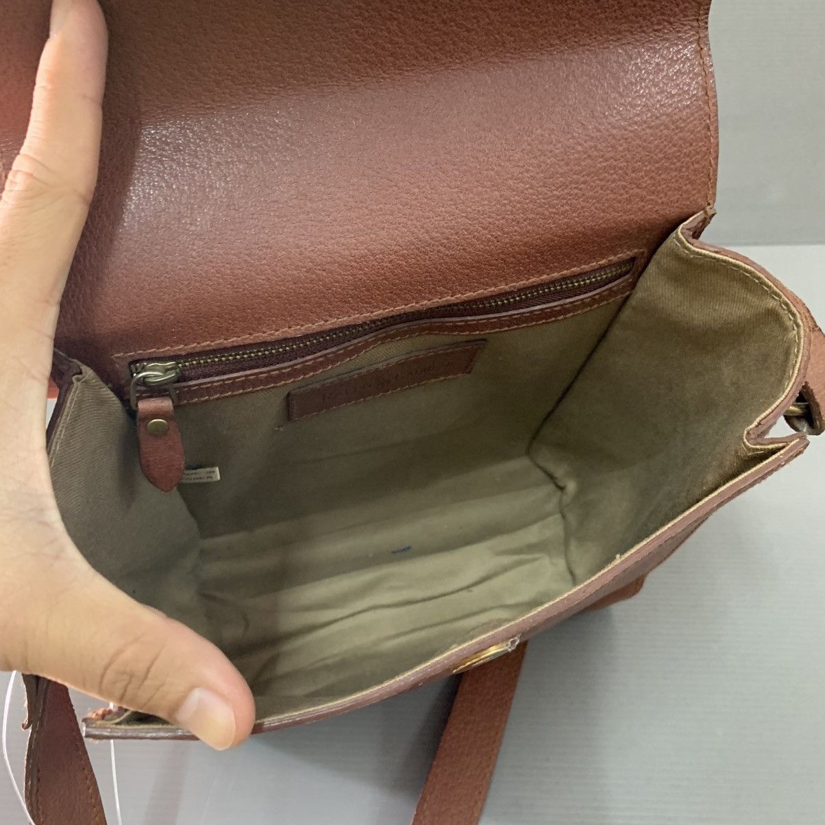 Polo Ralph Lauren Polo Ralph Lauren Leather Slingbag Size ONE SIZE - 10 Thumbnail