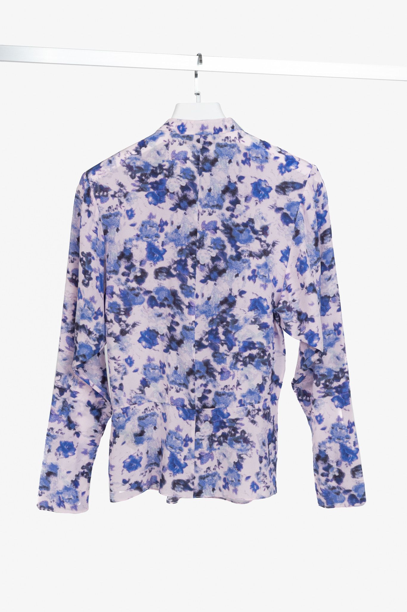 Isabel Marant Isabel Marant Fidaje Floral Silk Crepe Gathered Blouse Size S / US 4 / IT 40 - 2 Thumbnail