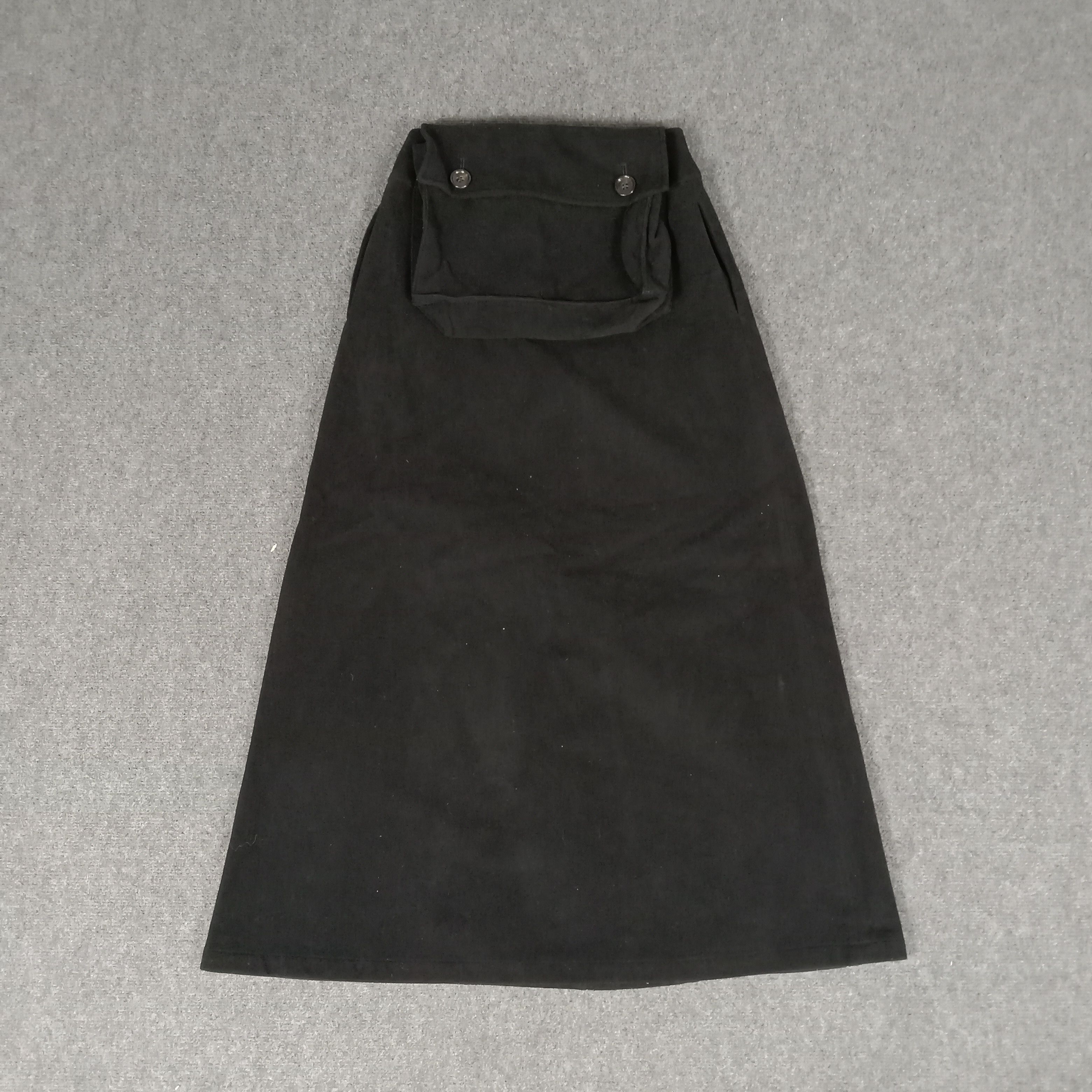 Japanese Brand Y's by Yohji Yamamoto Japanese Designer Wool Skirts Size 26" / US 2 / IT 38 - 1 Thumbnail