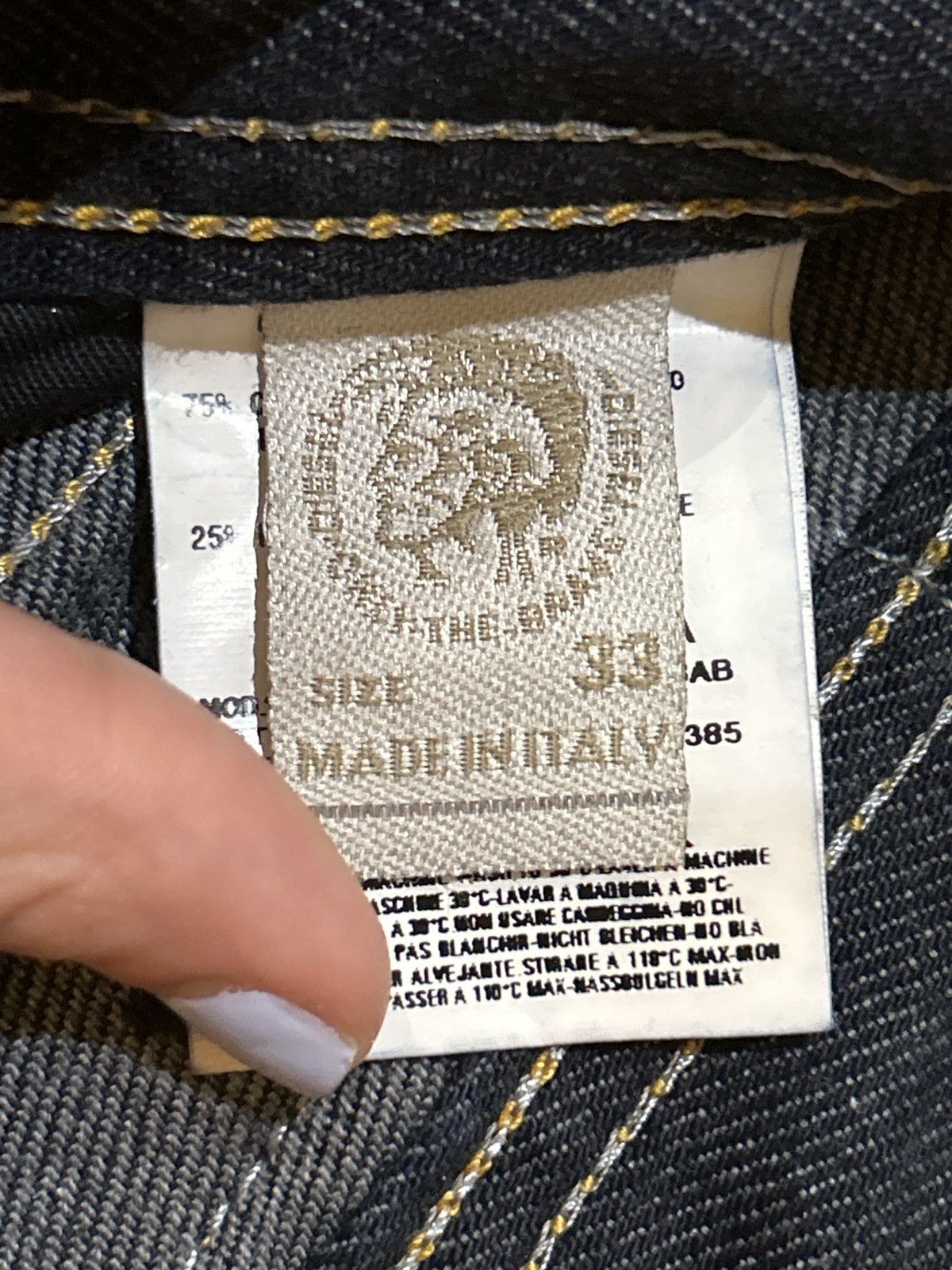 Diesel Diesel Industry Denim Division Size US 33 - 6 Thumbnail