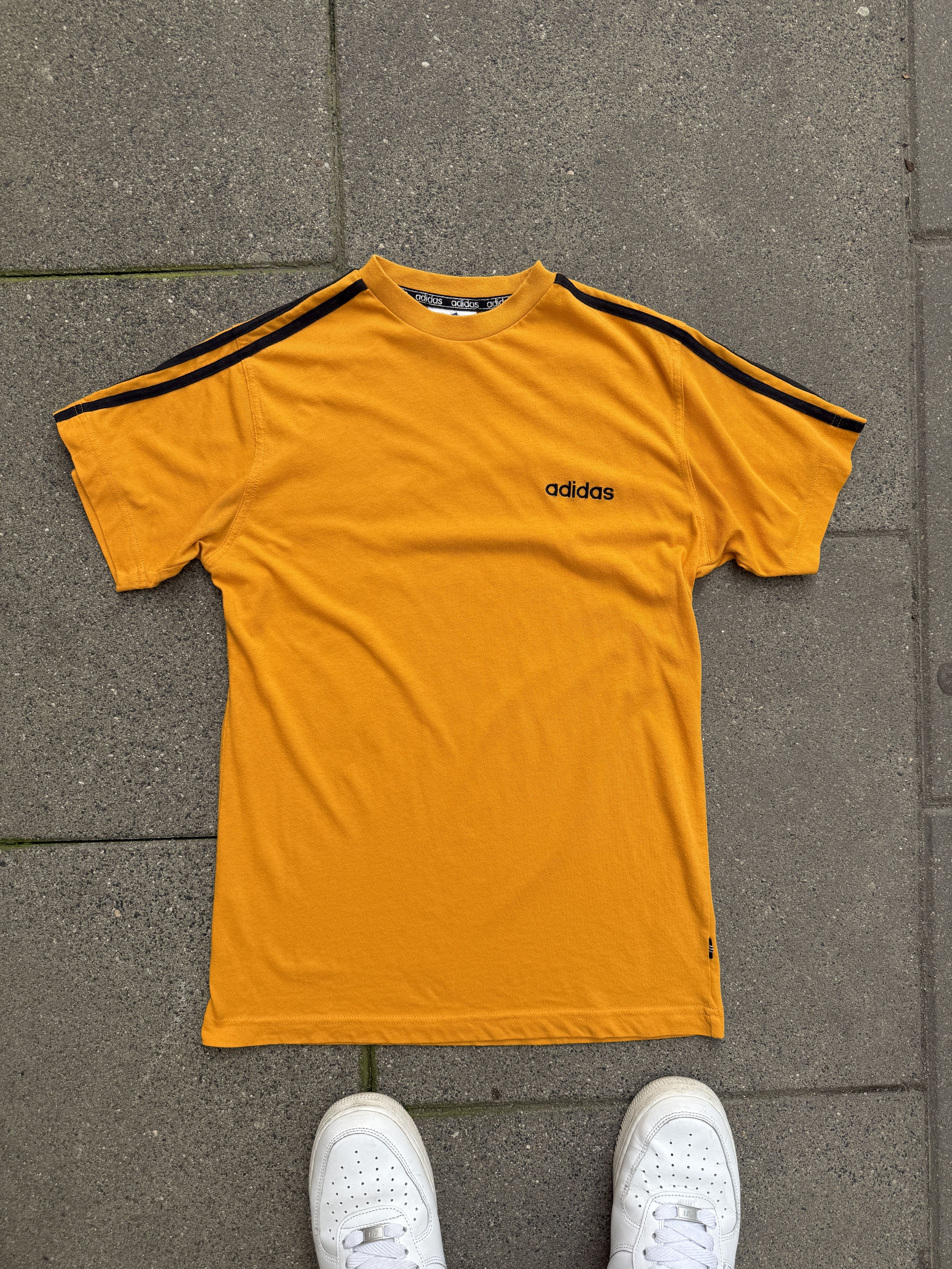 Adidas × Vintage Adidas vintage 80s 90s orange t-shirt - L Size US L / EU 52-54 / 3 - 4 Thumbnail