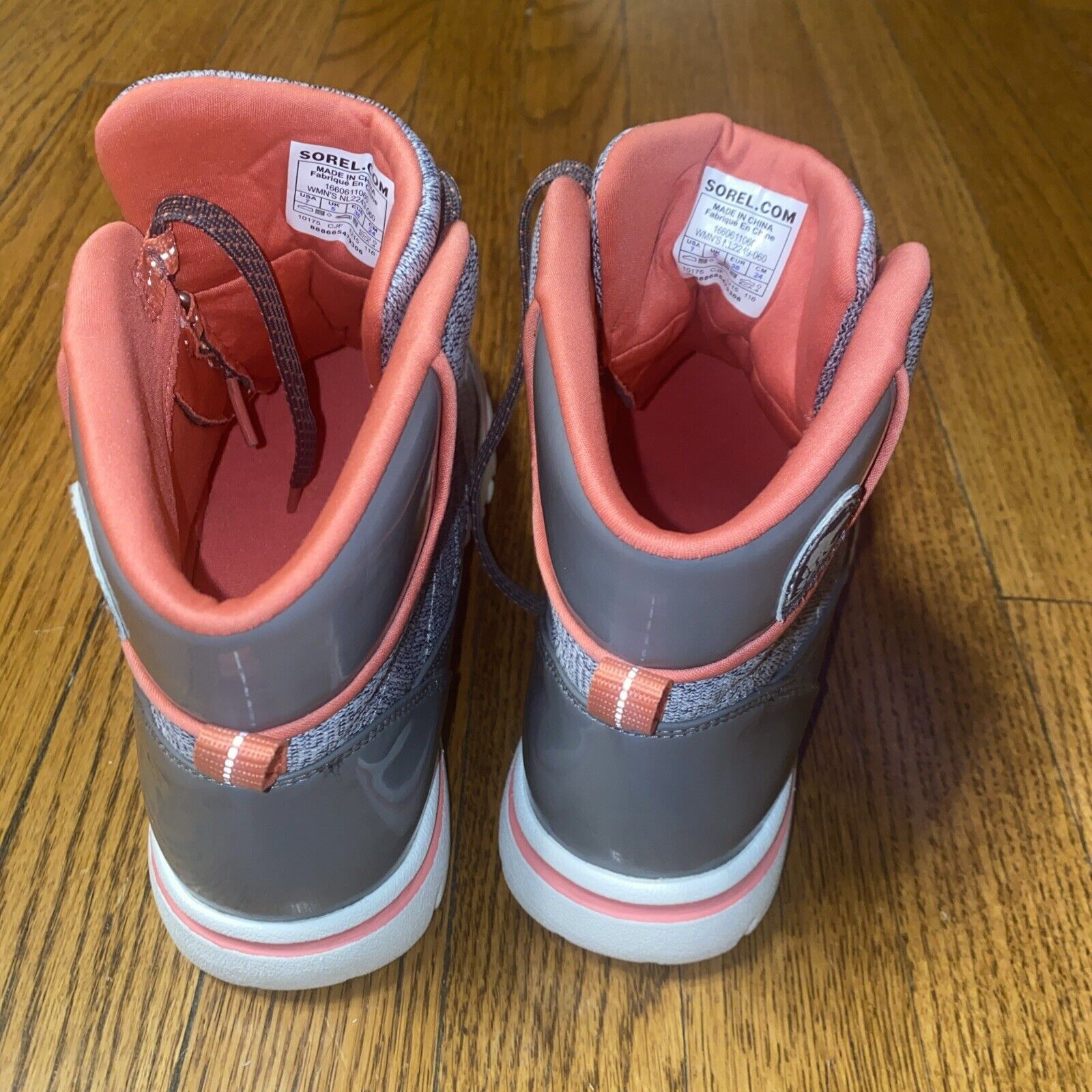 SOREL Sorel Women’s Tivoli Go High Gray High Top Sneaker Size 7 Size US 7 / IT 37 - 3 Thumbnail