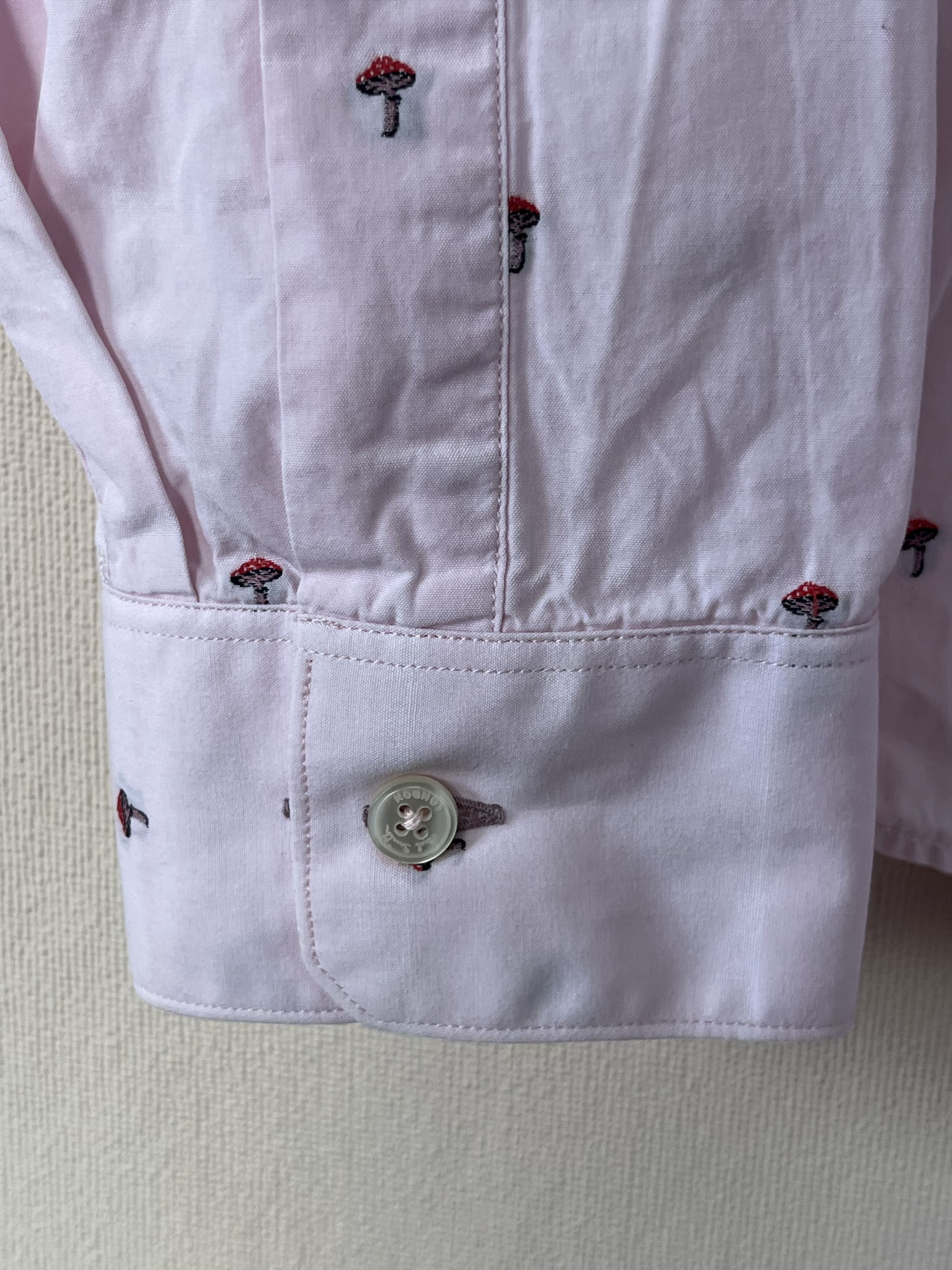 Paul Smith Paul Smith London The Byard Mushroom Button Up Shirt Size US S / EU 44-46 / 1 - 2 Thumbnail