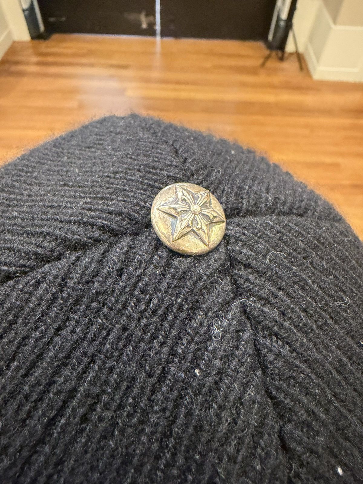 Chrome Hearts Chrome Hearts ‘Big Daddy’ Cashmere Beanie -Black Size ONE SIZE - 4 Thumbnail