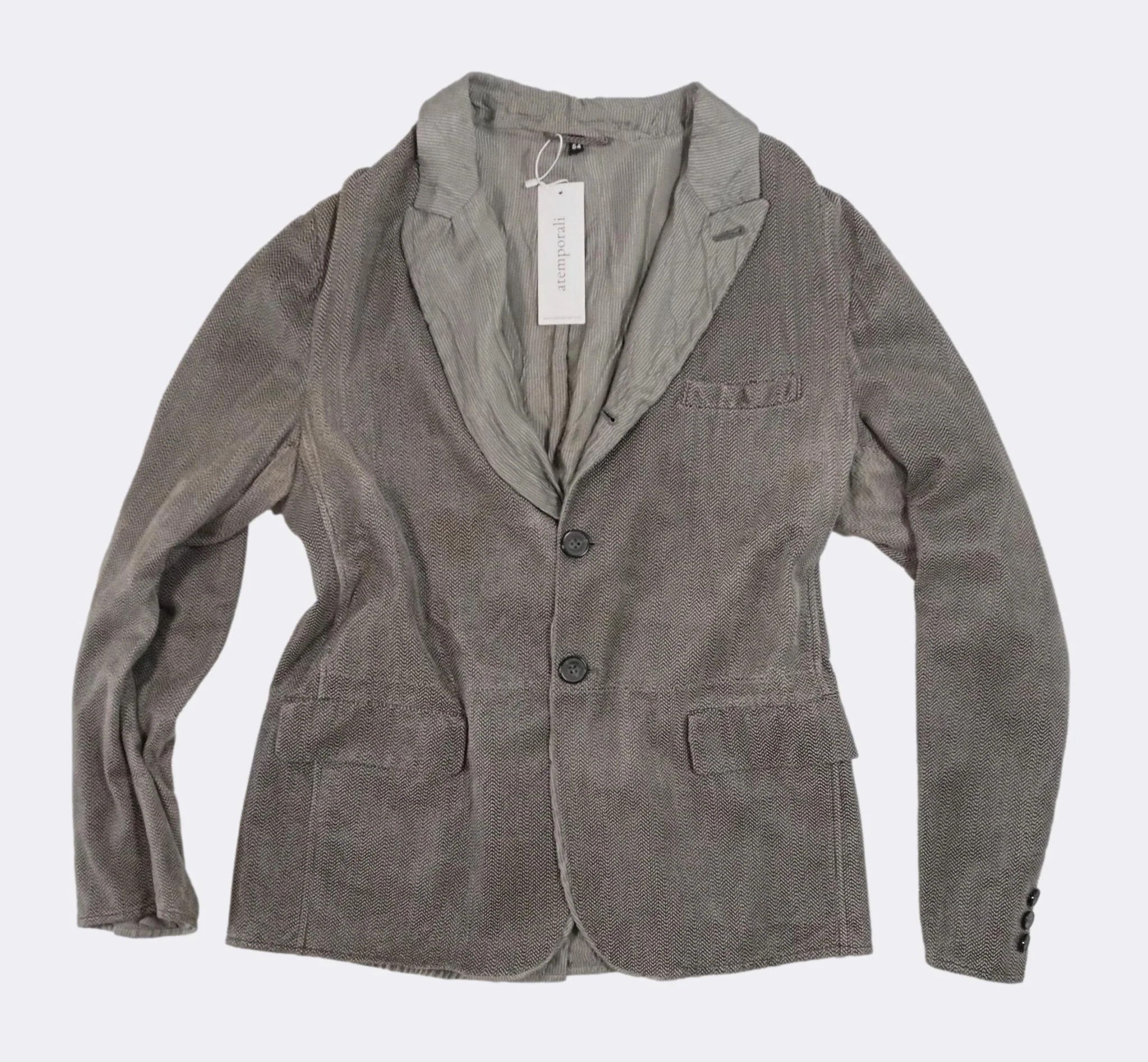 Giorgio Armani Giorgio Armani Chevron Leather Blazer Jacket $2585 Size US L / EU 52-54 / 3 - 10 Thumbnail