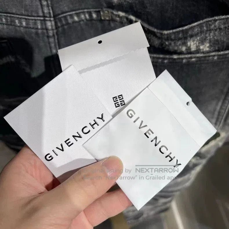 Givenchy Givenchy Boro 2023 Black Gray Jeans . Size US 35 - 9 Thumbnail