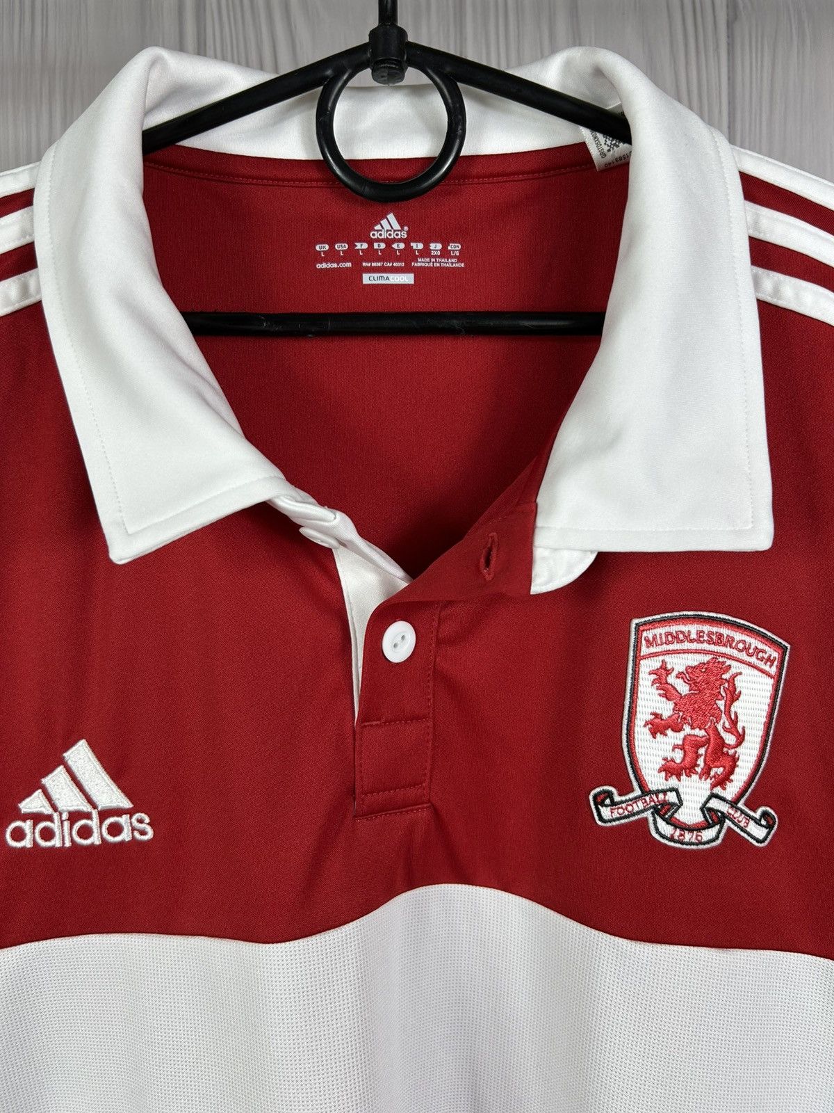 Adidas Middlesbrough Home football shirt 2010 2011 Jersey Size L Size US L / EU 52-54 / 3 - 4 Thumbnail