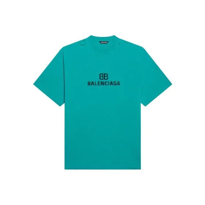 Balenciaga Balenciaga Balenciaga Distressed Logo Oversized TShirt -25 Size US XS / EU 42 / 0 - 1 Thumbnail
