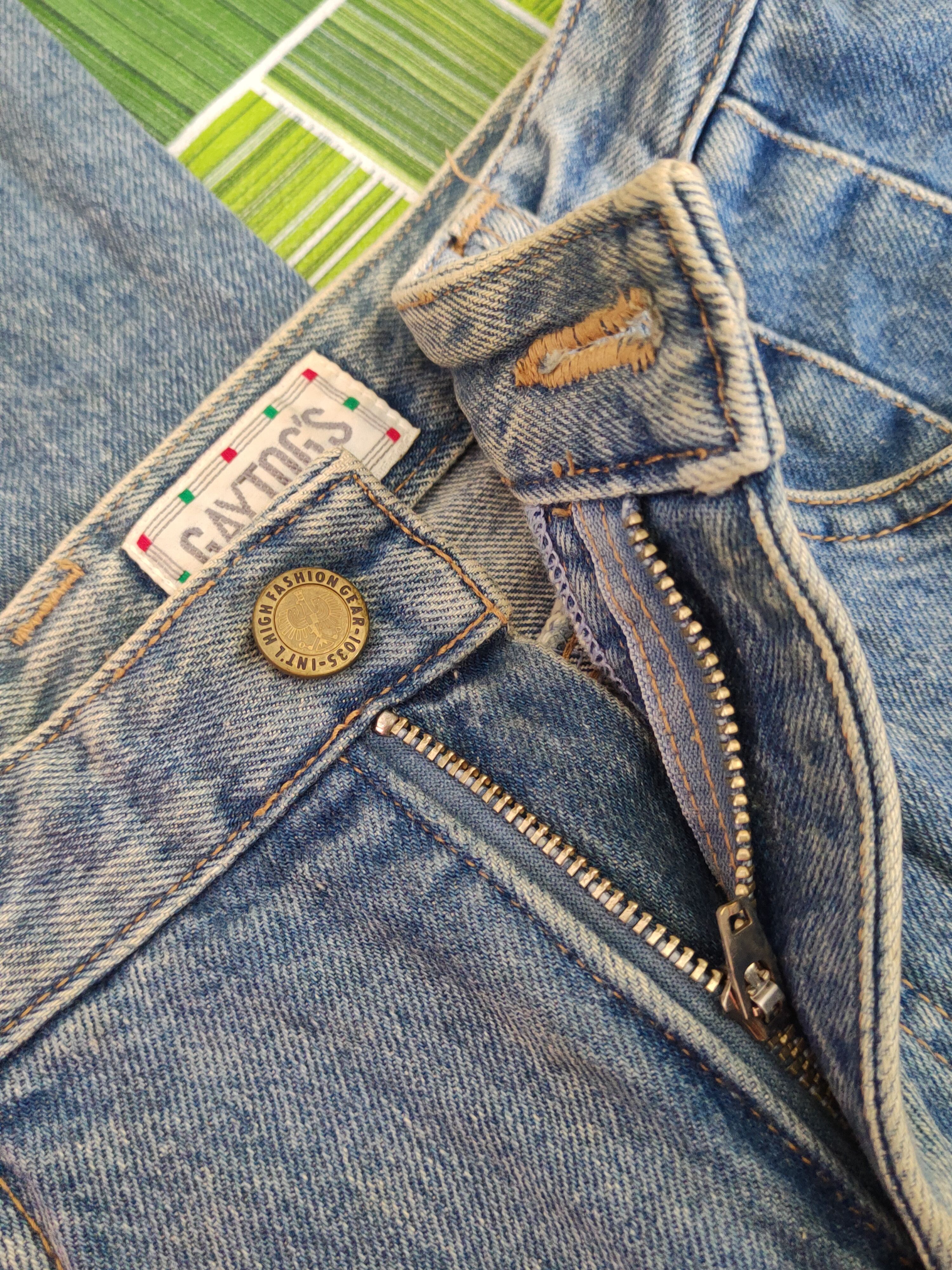 Japanese Brand Gaytog's Blue Faded Distressed Ripped Jeans #S1770 Size 28" / US 6 / IT 42 - 14 Thumbnail
