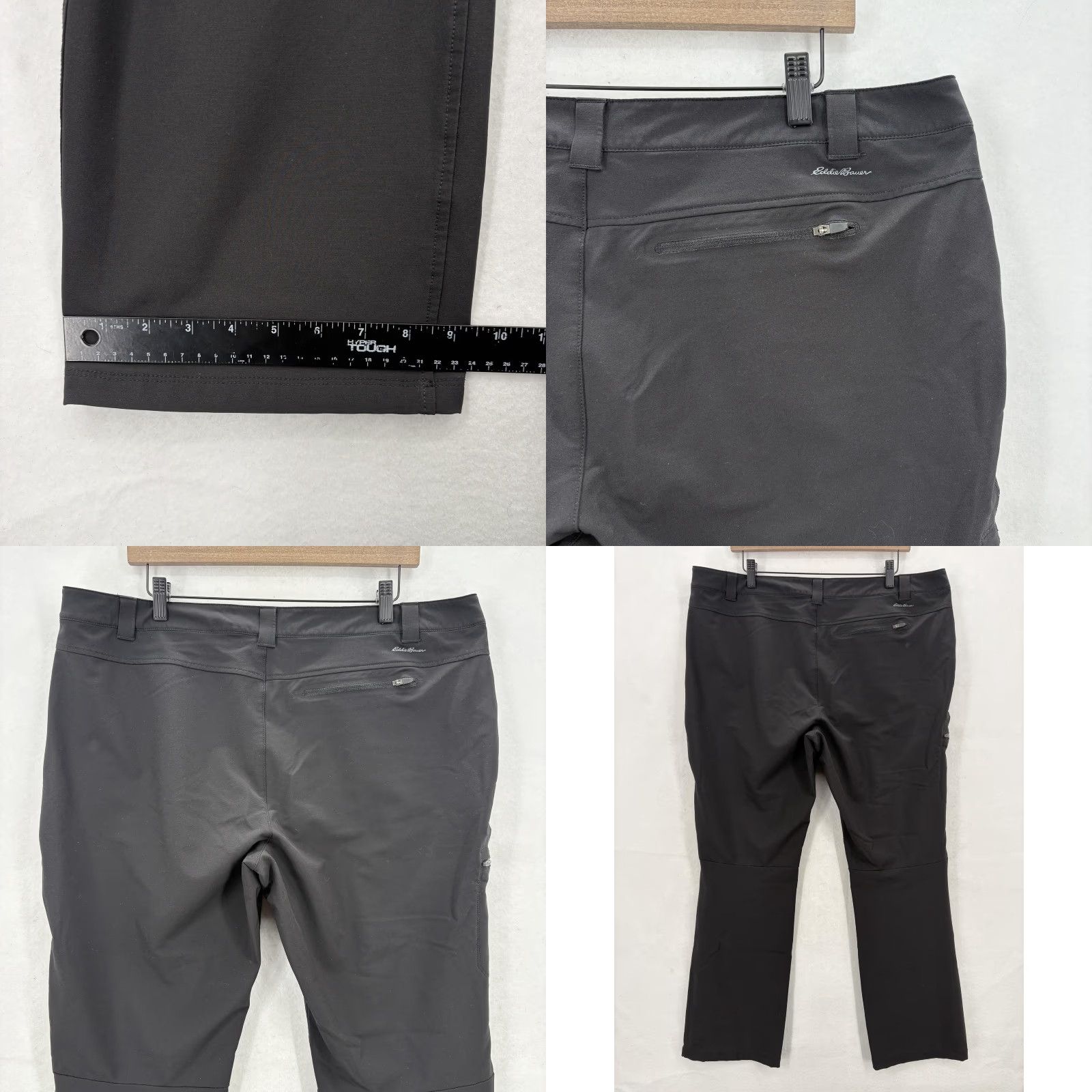 Eddie Bauer VINTAGE Eddie Bauer Travex Pants Womens 18 Black Cargo Stretch Hiking Outdoor Travel Size 40" / US 18 - 9 Thumbnail