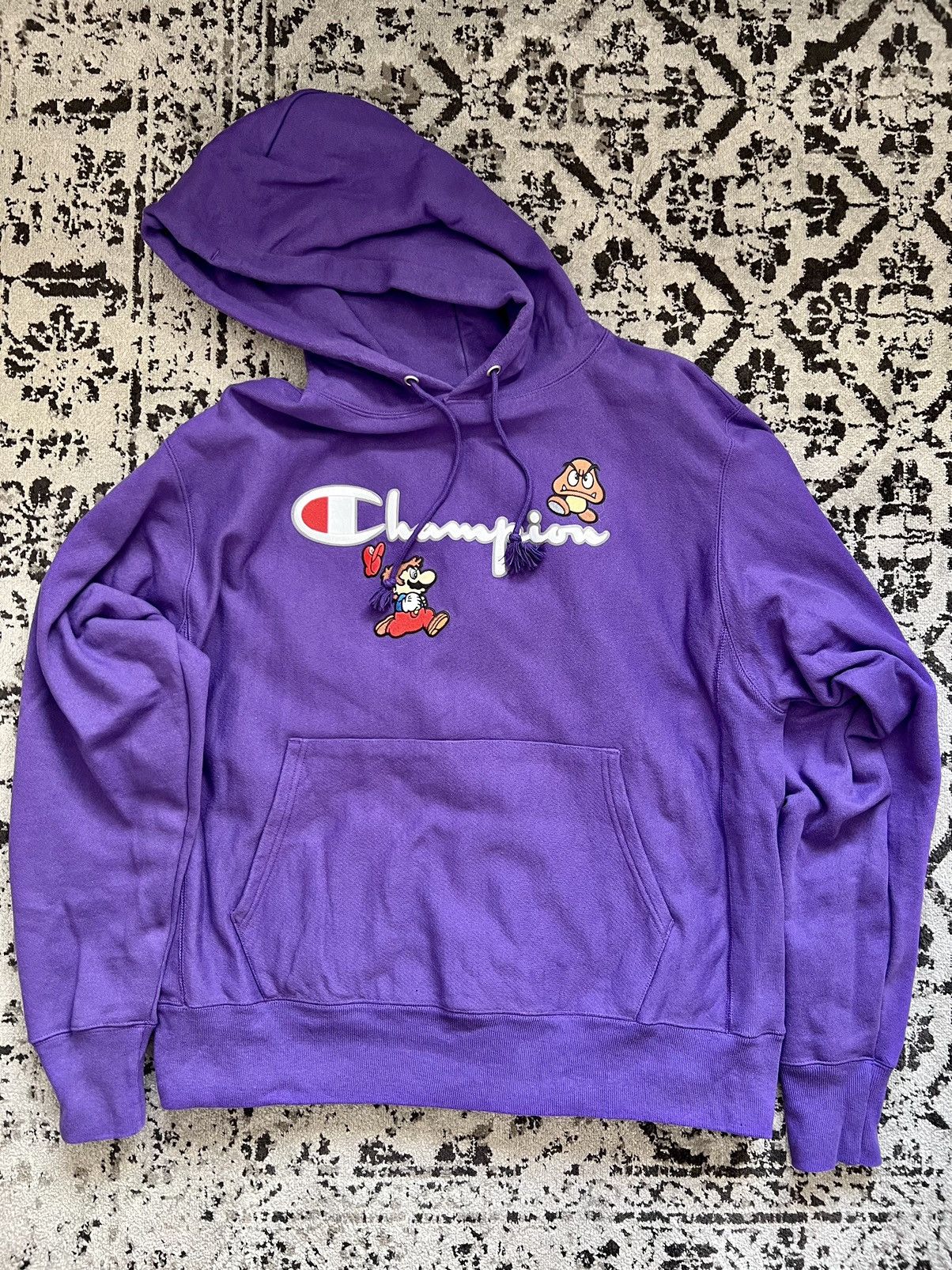 Champion Champion Super Mario Bros Hoodie Purple - Large Size US L / EU 52-54 / 3 - 1 Thumbnail