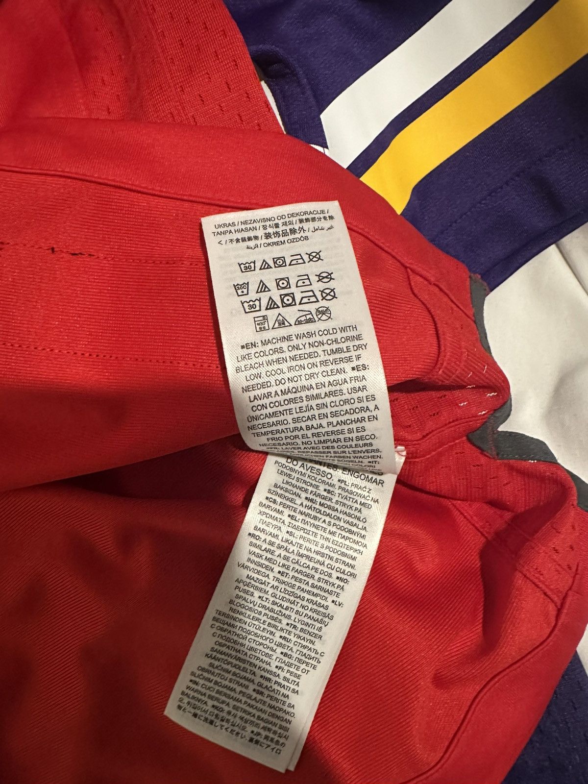 Nike CJ STROUD RED JERSEY Size US L / EU 52-54 / 3 - 5 Thumbnail