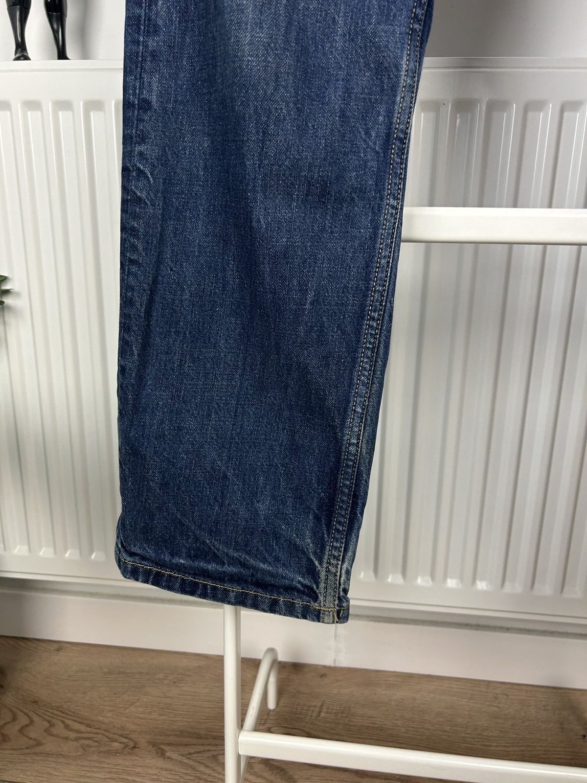 Carhartt × Jean × Vintage Carhartt Texas Pant Blue Denim Jeans Size US 29 - 9 Thumbnail