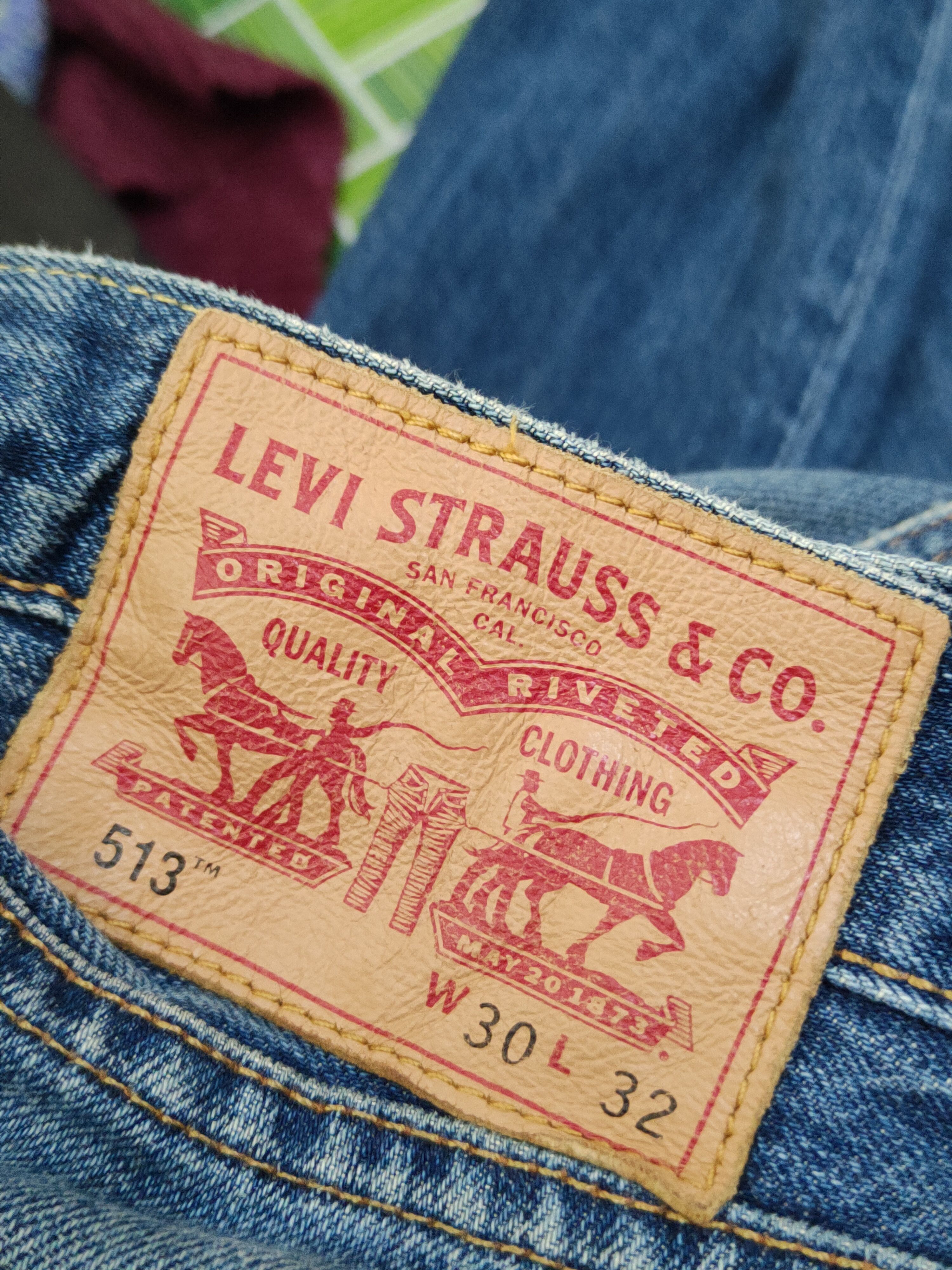 Levi's Levi's Blue Distressed Ripped Jeans #W1691 Size US 30 / EU 46 - 14 Thumbnail